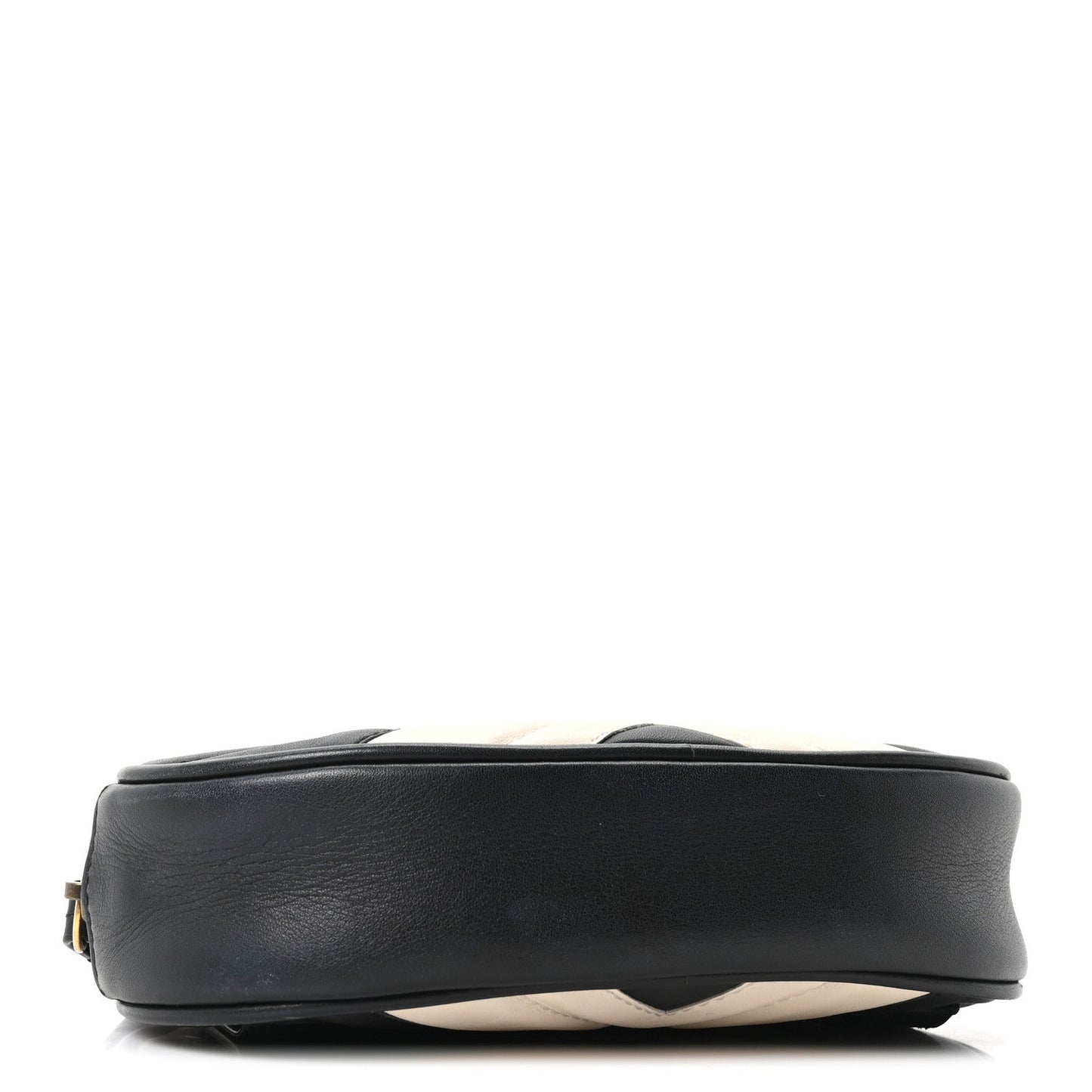 Calfskin Matelasse GG Marmont Belt Bag 85 34 Black White