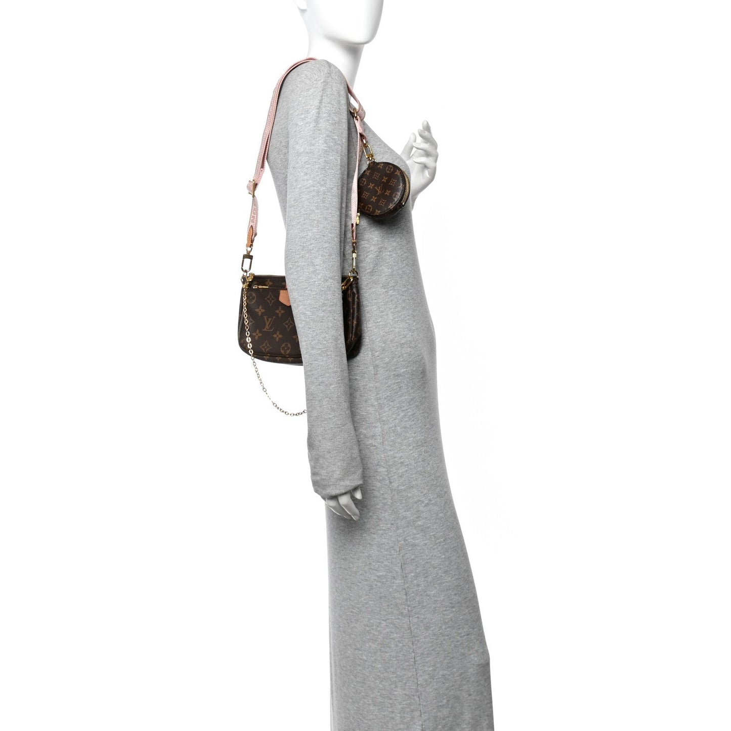 Monogram Multi Pochette Accessories Rose Clair