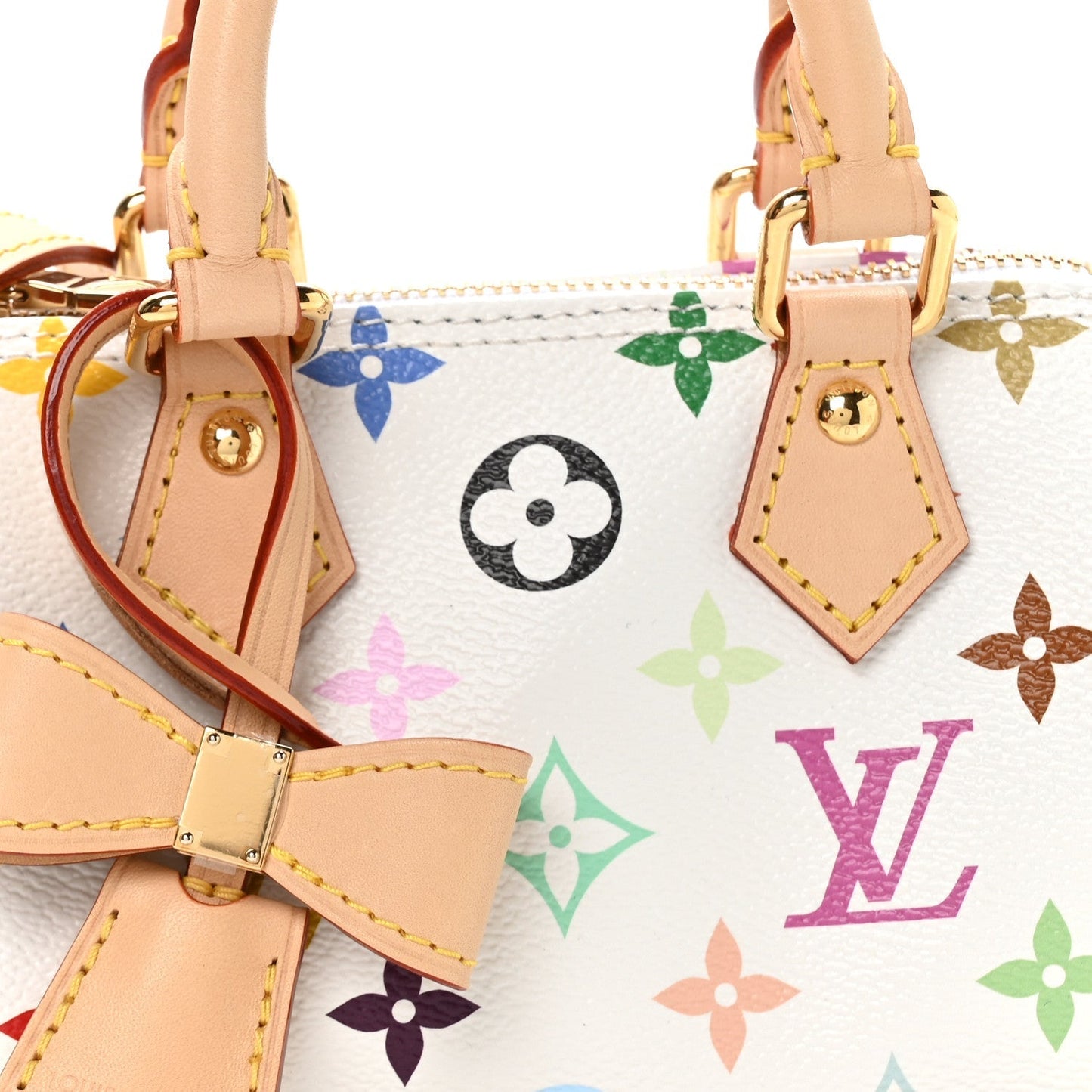 LV X TM Monogram Multicolor Nano Speedy White