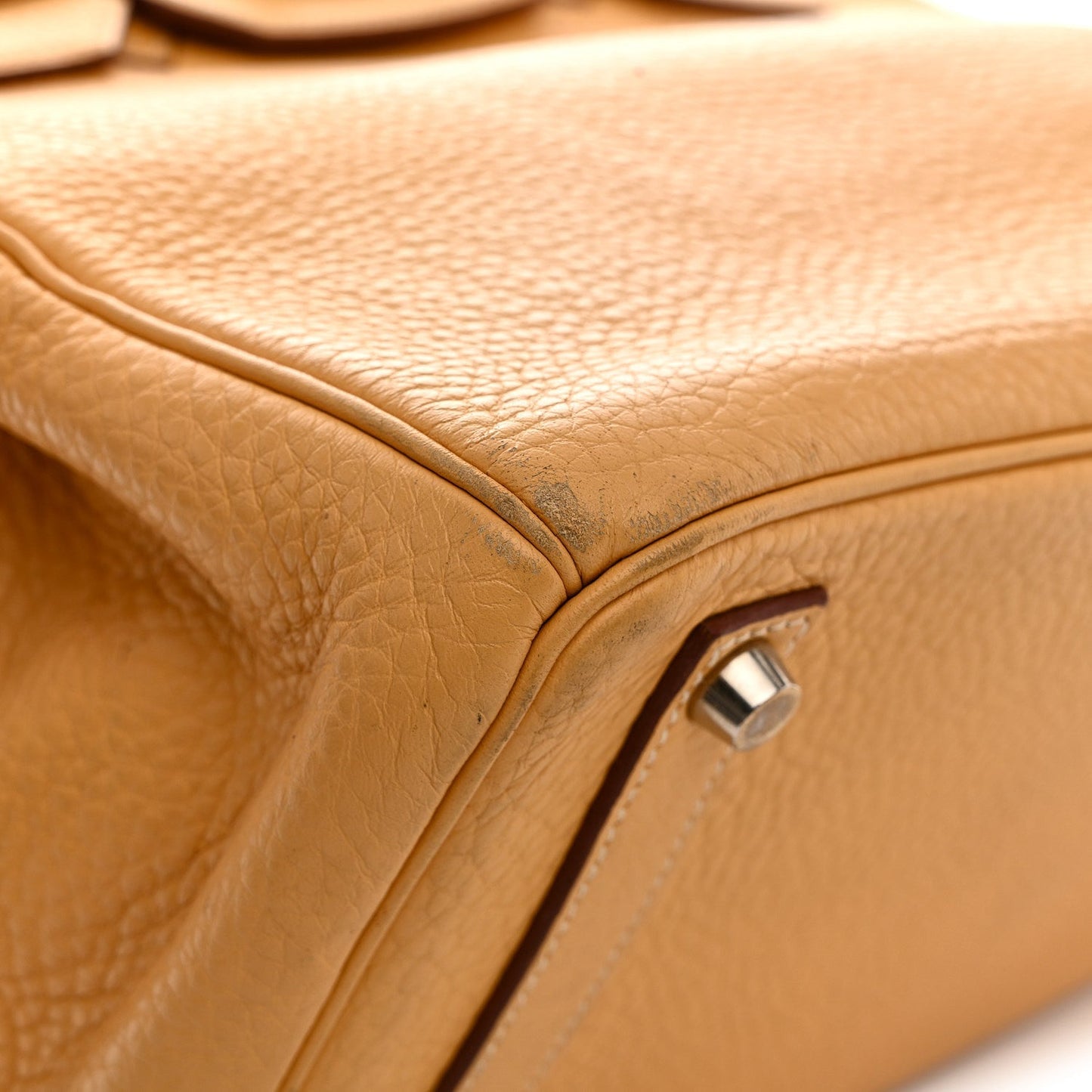 Taurillon Clemence HAC Birkin 32 Natural Sable