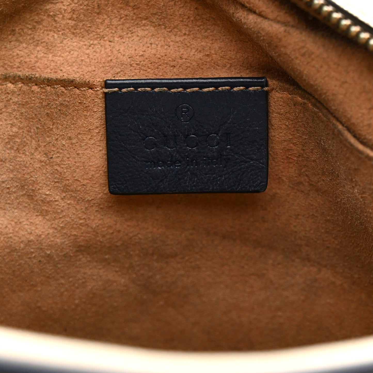 Vintage Effect Calfskin Matelasse Diagonal Small Torchon GG Marmont Chain Shoulder Bag Mystic White Blue Agata