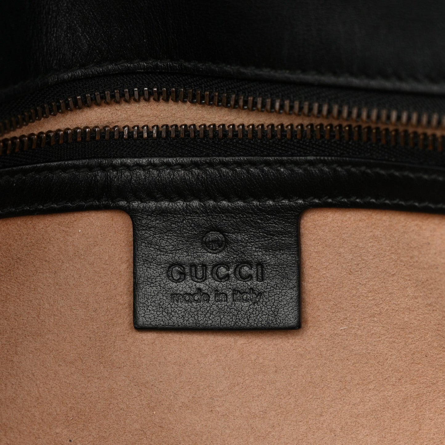 Calfskin Matelasse Small GG Marmont Shoulder Bag Black