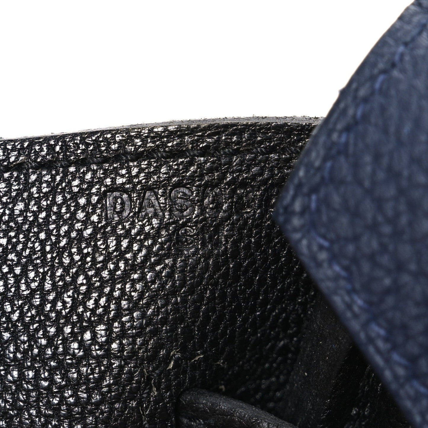 Togo Bi-Color Horseshoe Birkin 35 Bleu Nuit Black