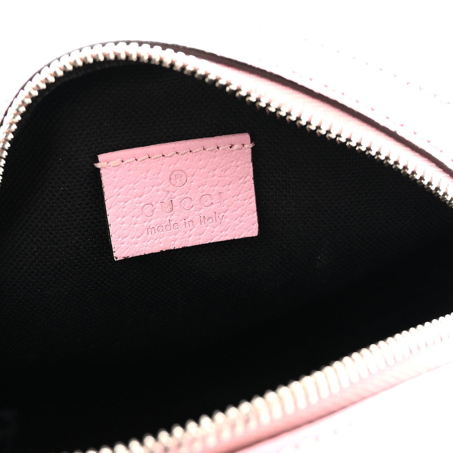 GG Supreme Monogram Psychedelic Round Shoulder Bag Black Multicolor Sugar Pink