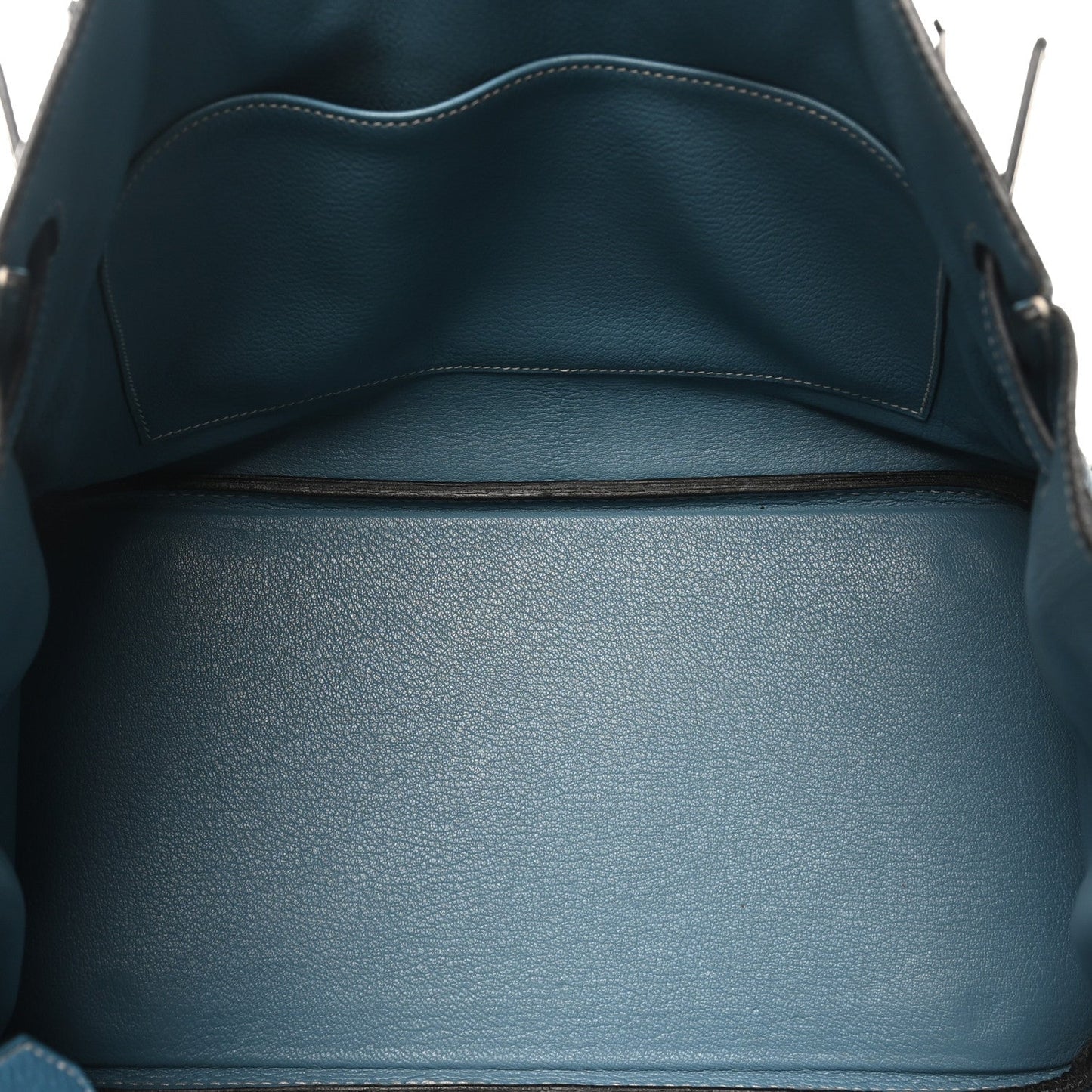 Taurillon Clemence Birkin 35 Blue Jean