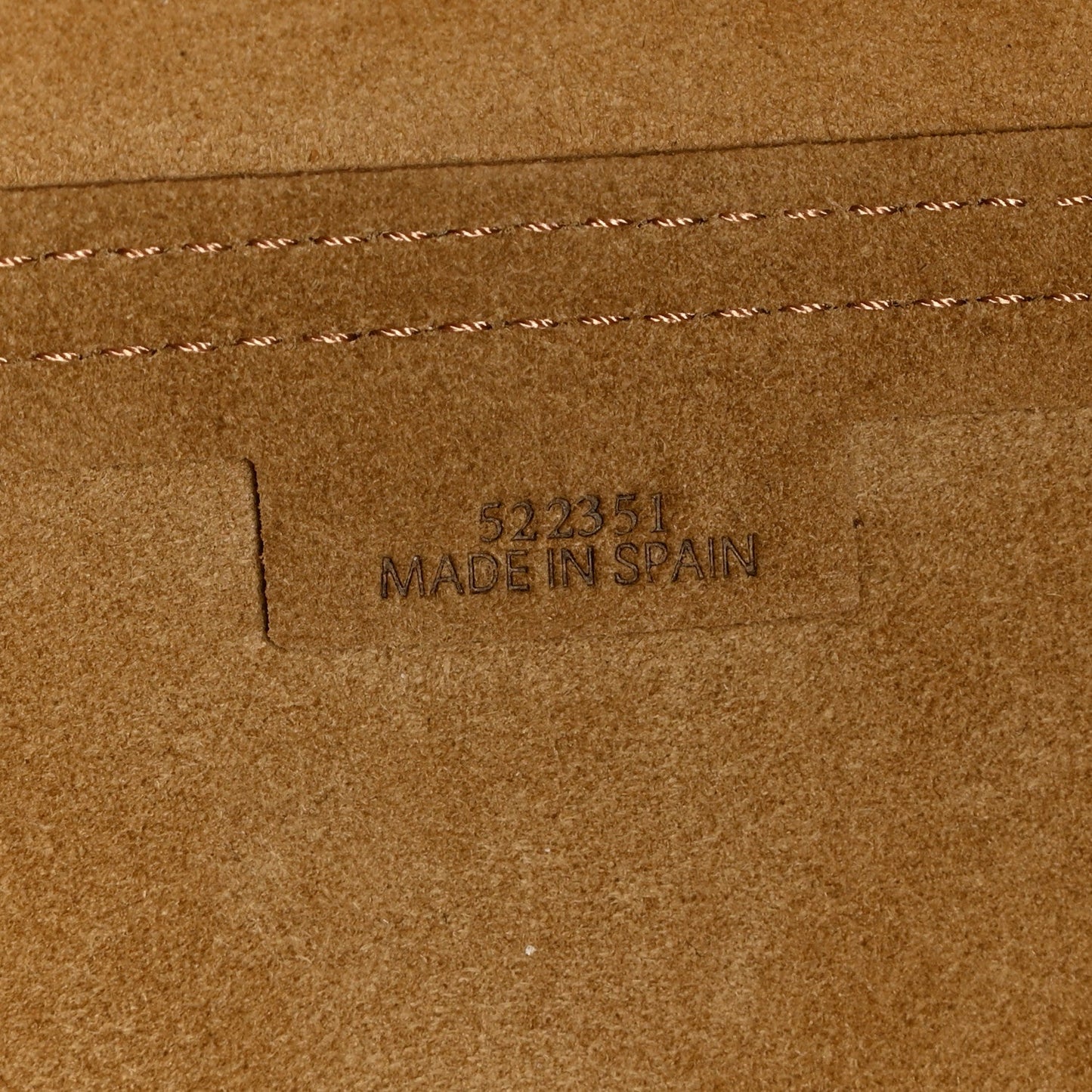Shiny Calfskin Medium Puzzle Fold Tote Warm Desert