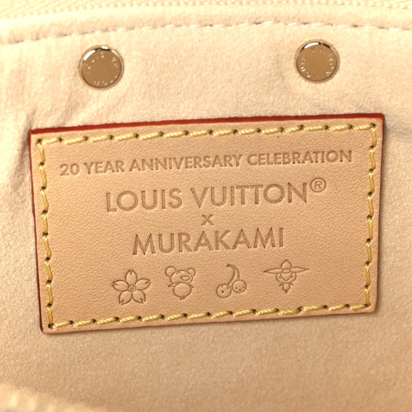 LV X TM Monogram Multicolor Pochette Accessories White