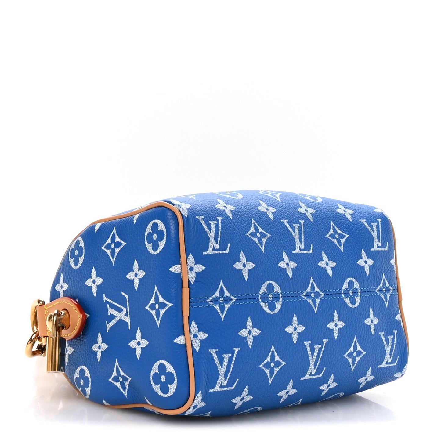 Calfskin Monogram Speedy P9 Bandouliere 20 Blue