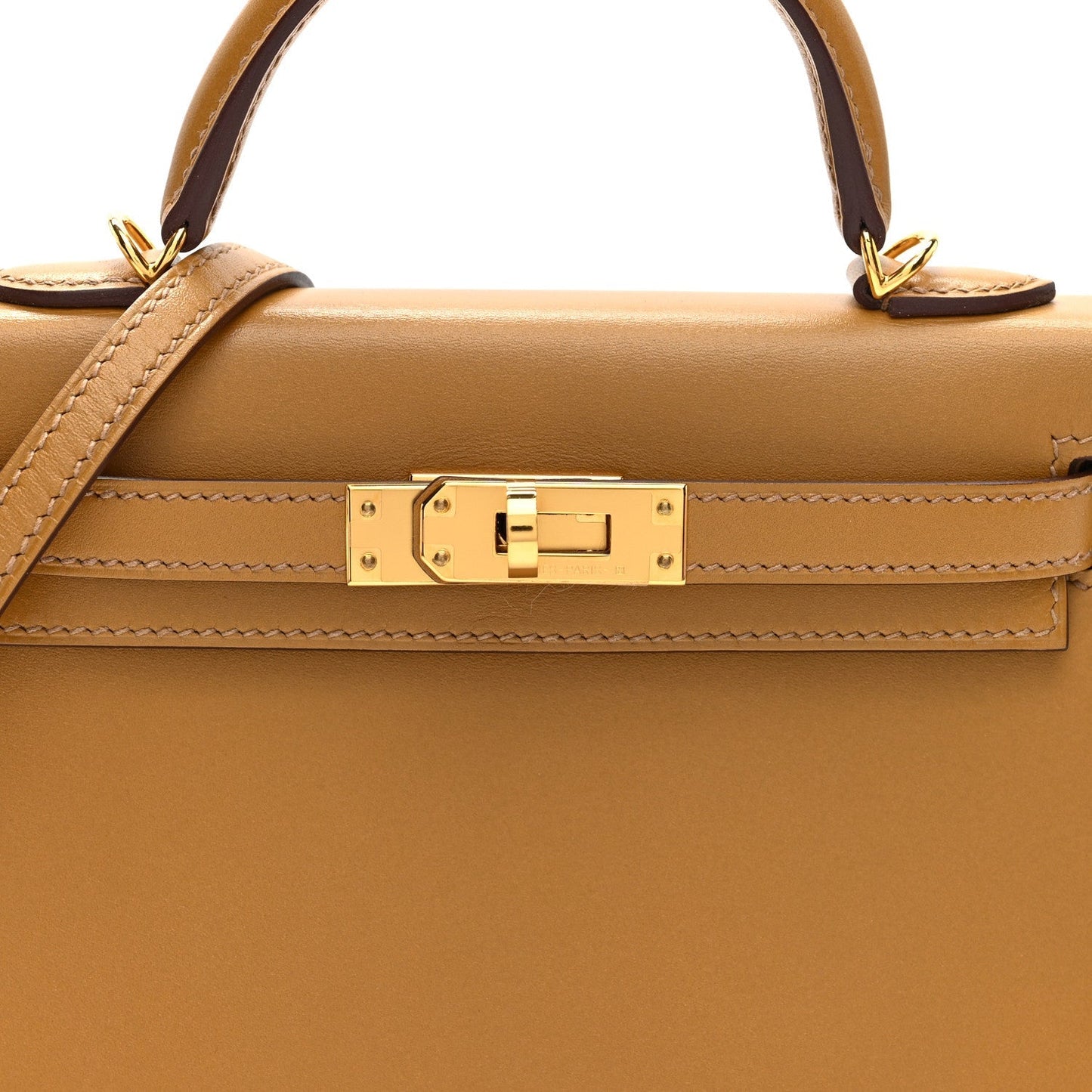 Tadelakt Mini Kelly Sellier 20 Biscuit