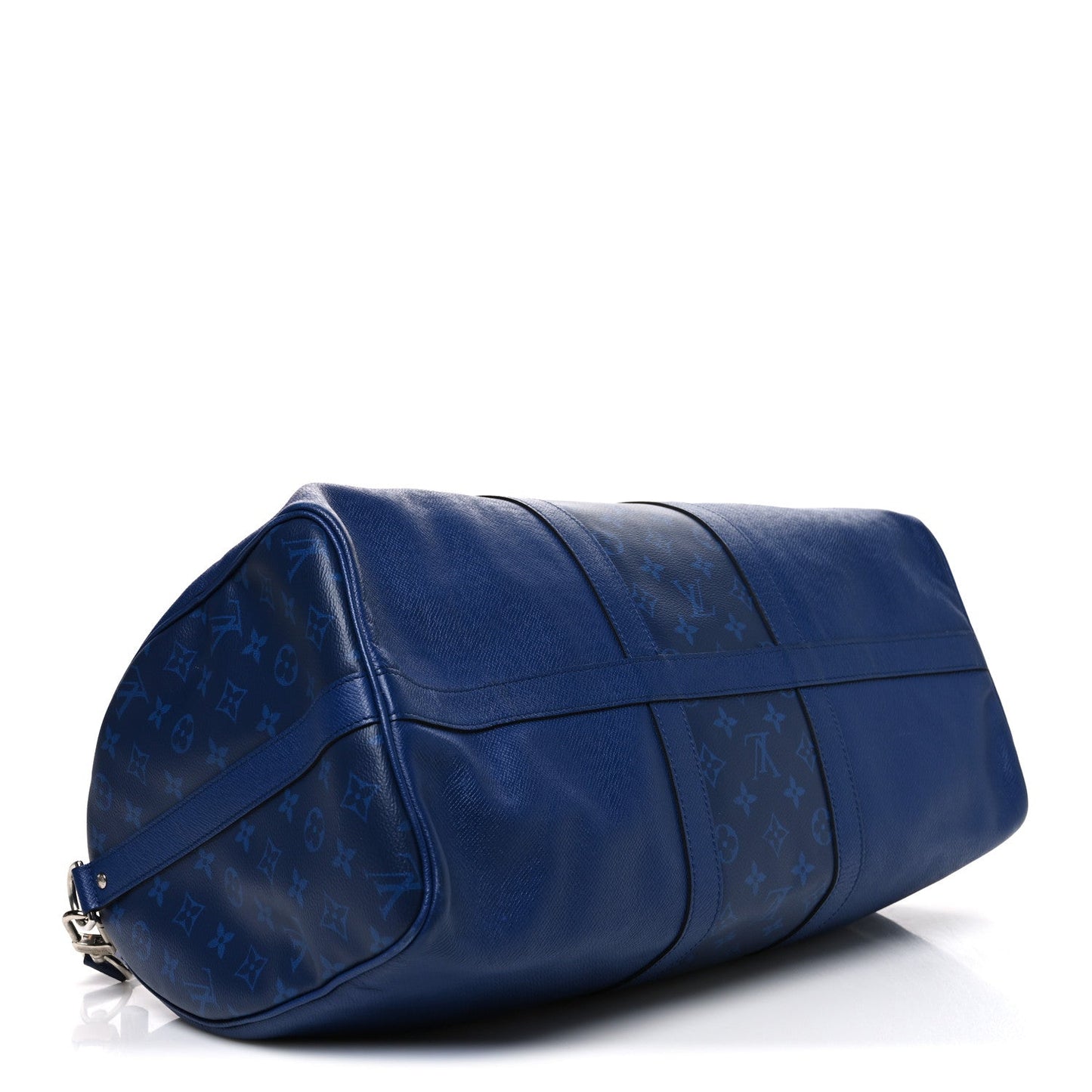 Taiga Monogram Eclipse Keepall Bandouliere 50 Pacific Blue