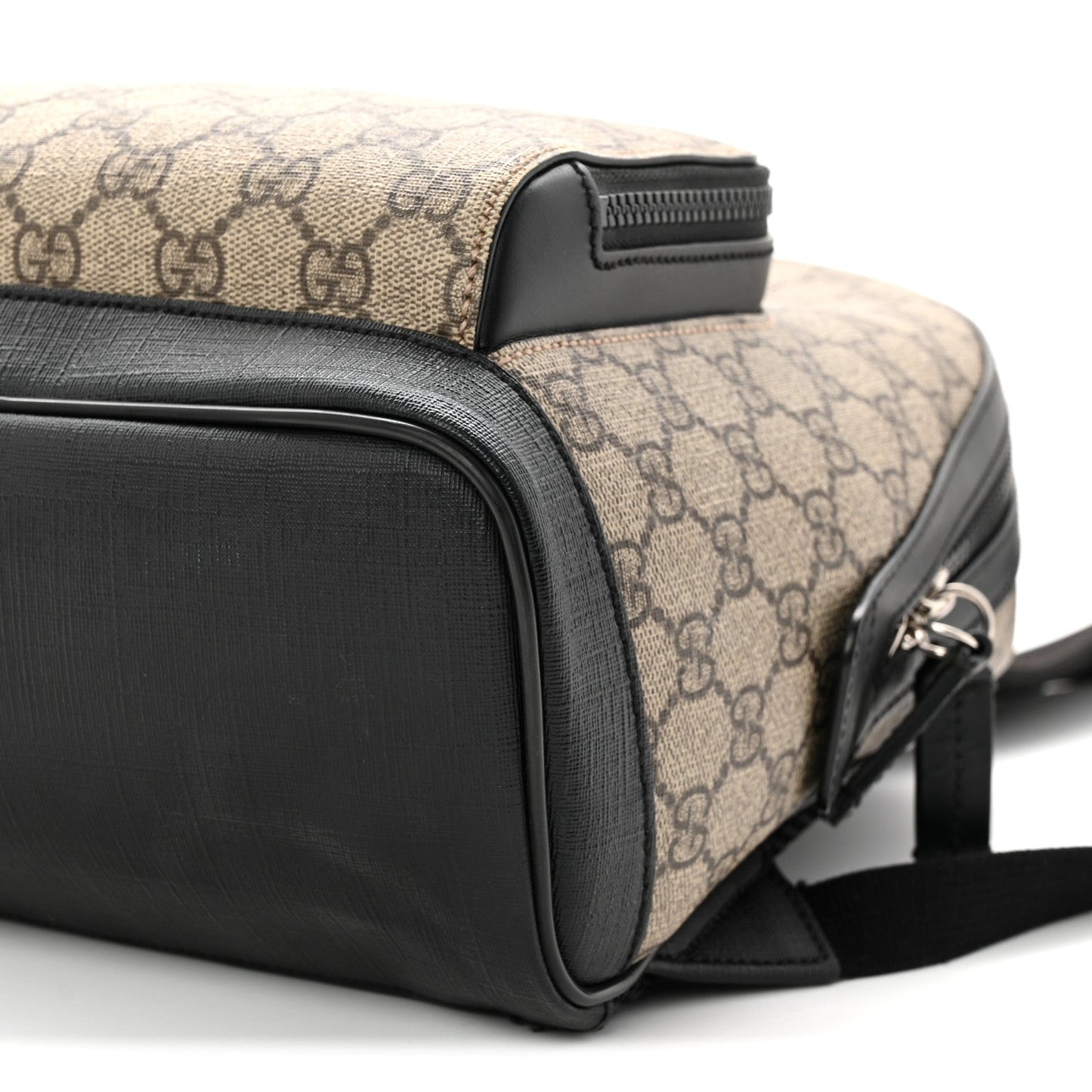 GG Supreme Monogram Small Eden Day Backpack Black