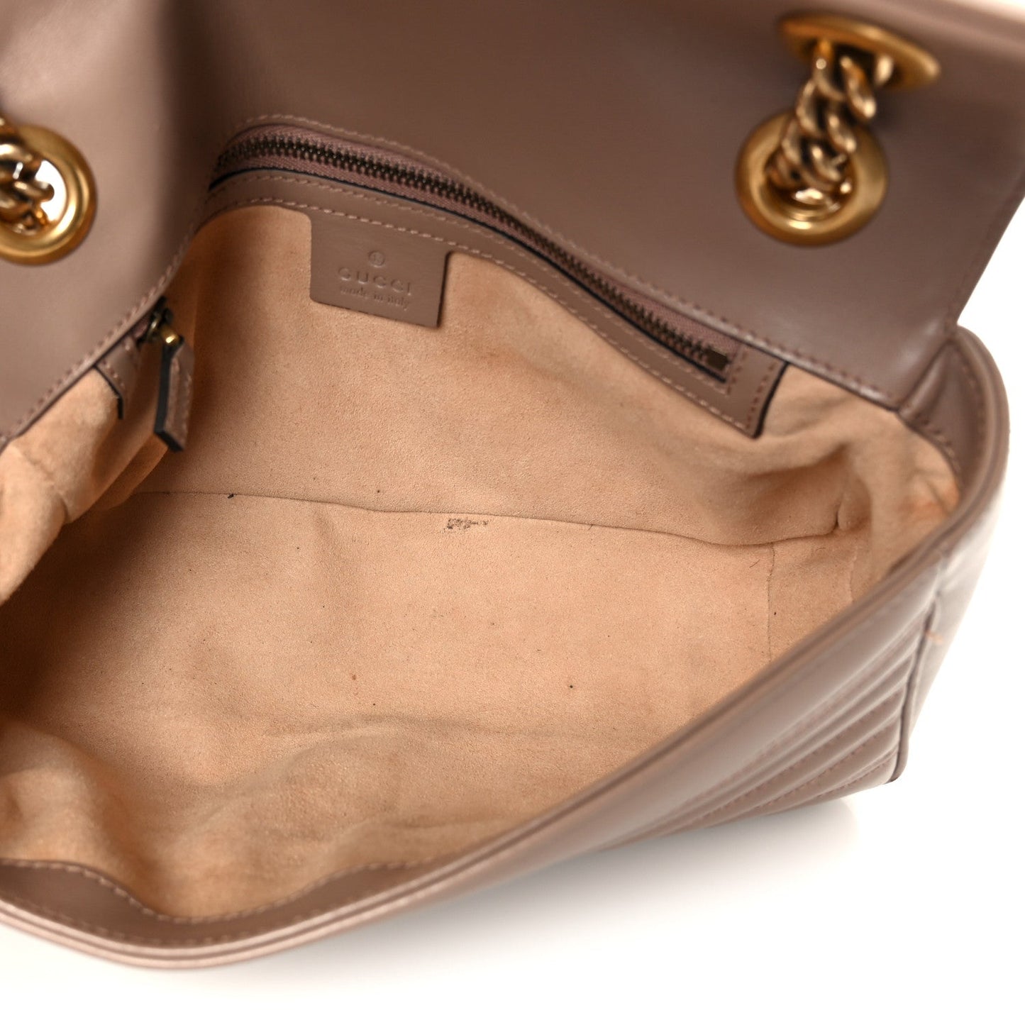 Calfskin Matelasse Small GG Marmont Shoulder Bag Porcelain Rose