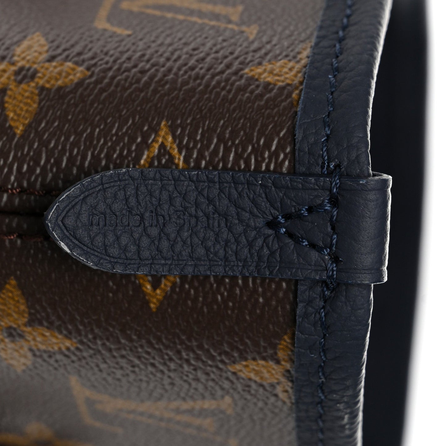 Monogram Calfskin Neo Neverfull Inside Out MM Navy