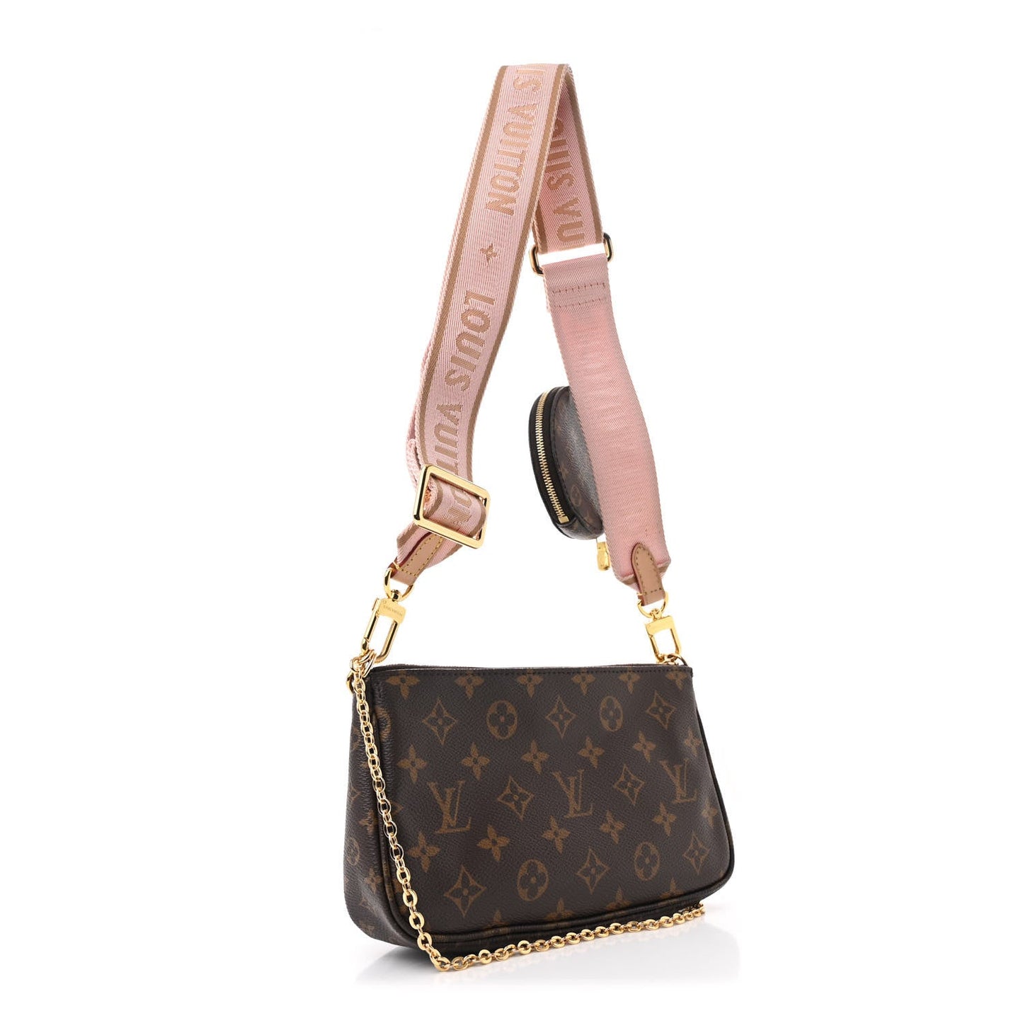 Monogram Multi Pochette Accessories Rose Clair