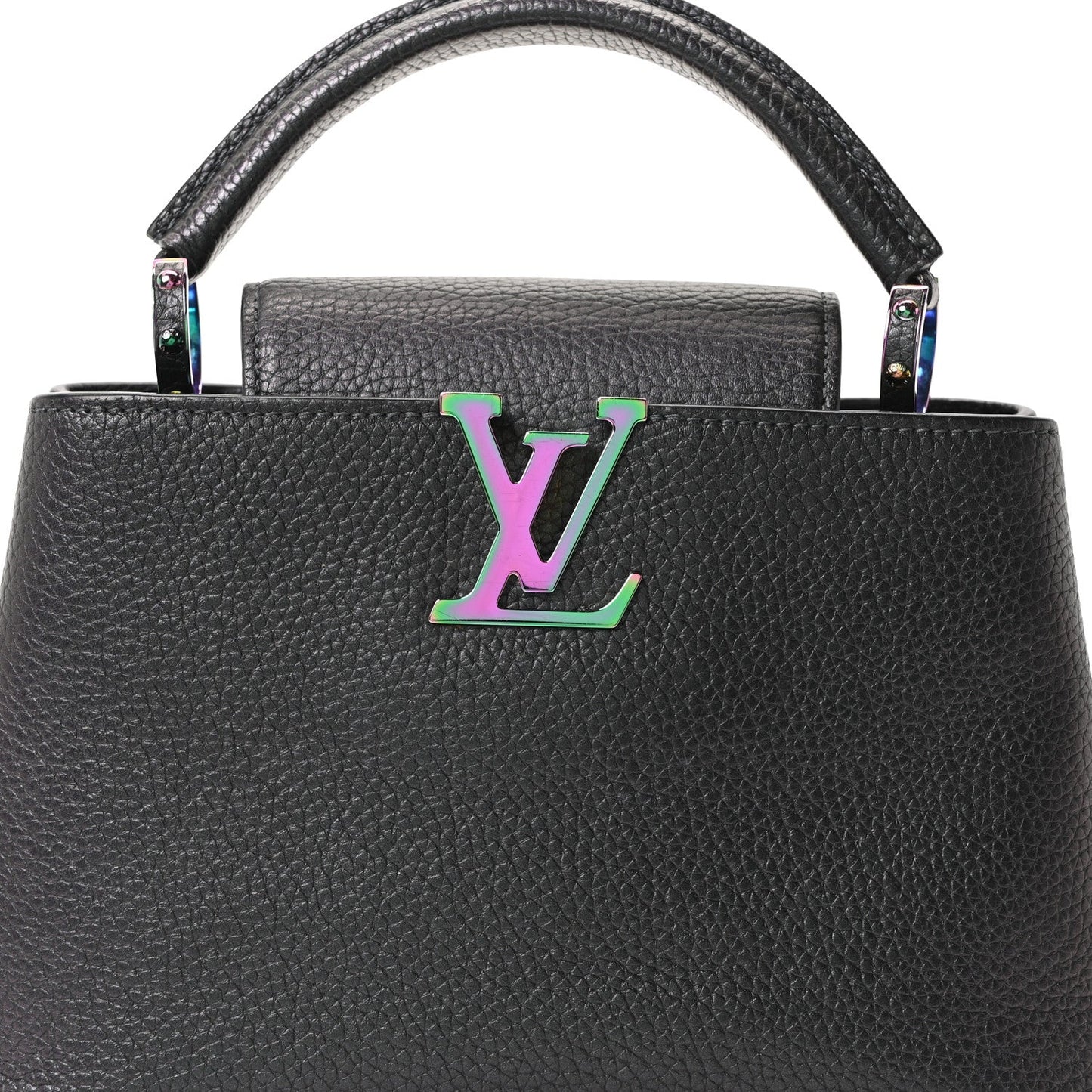 Taurillon Capucines BB Scarabeo Iridescent Black