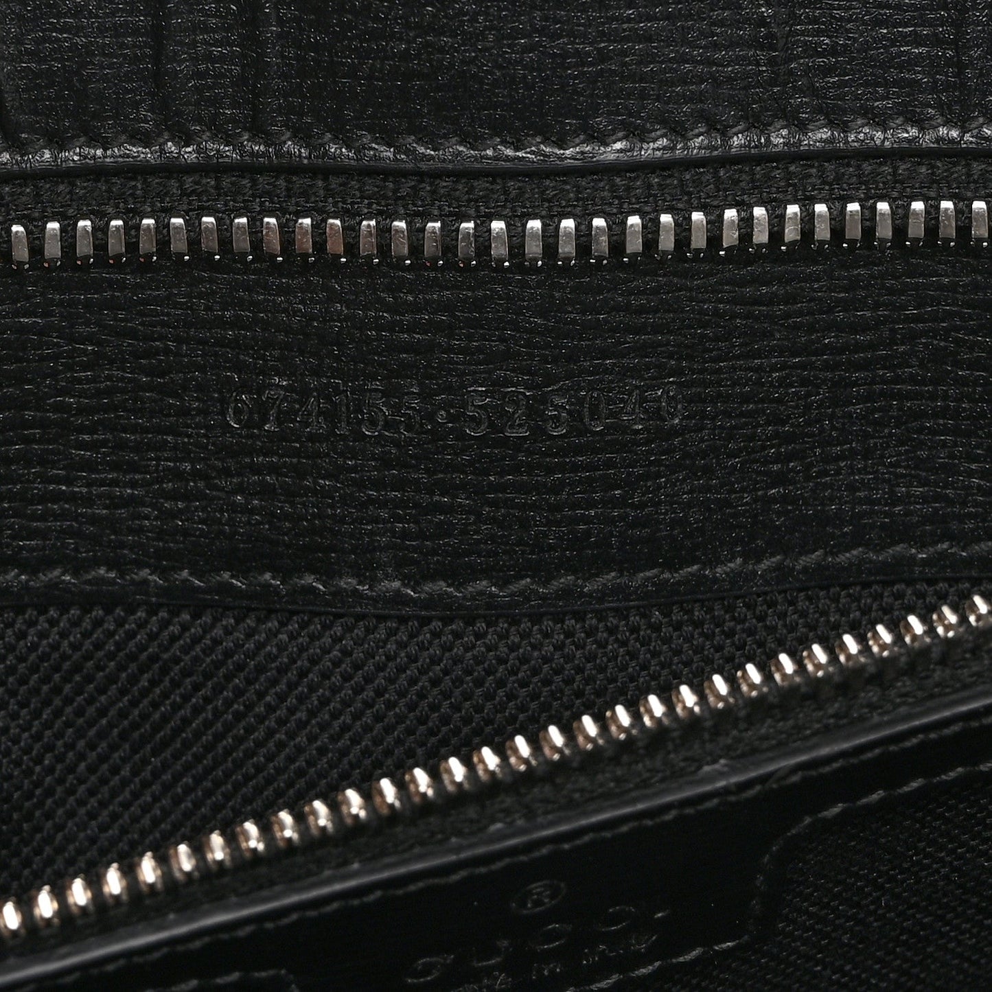 GG Supreme Monogram Azalea Calfskin Medium Retro Interlocking G Vertical Tote Bag Black