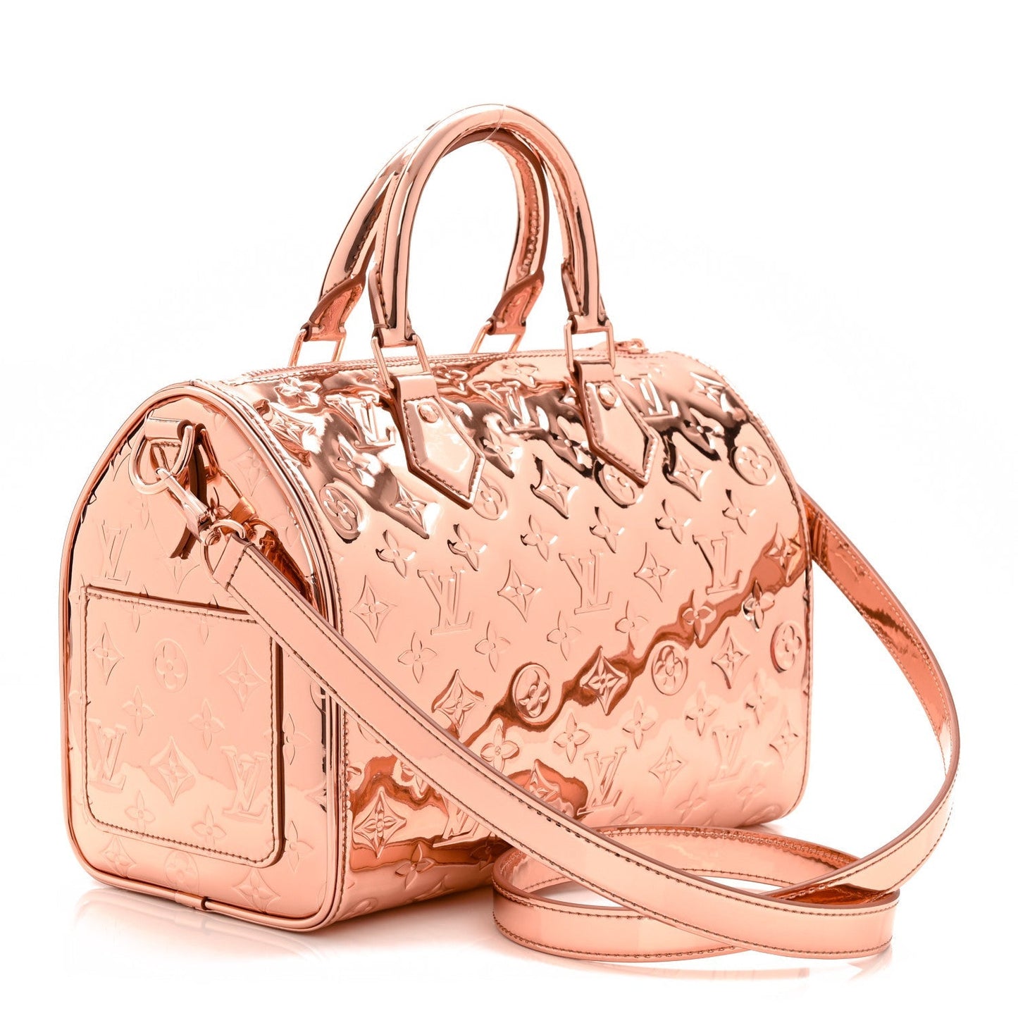 Monogram Miroir Speedy Bandouliere 25 Copper