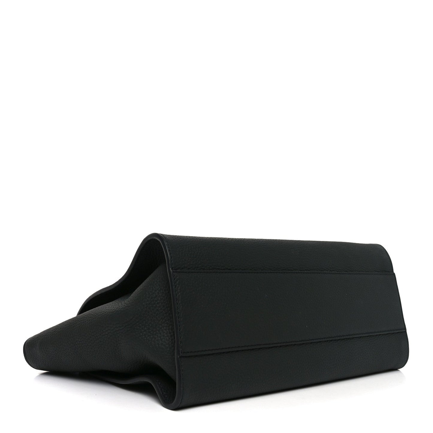 Matte Grained Calfskin Marlo 14 Dark Pine