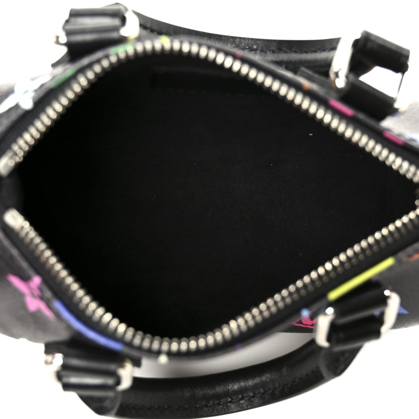 LV X TM Monogram Multicolor Nano Speedy Black