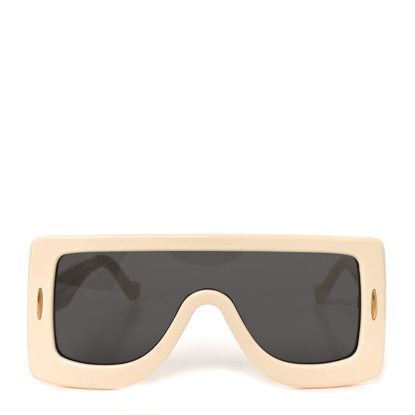 Acetate Anagram Shield Sunglasses LW40104I Beige