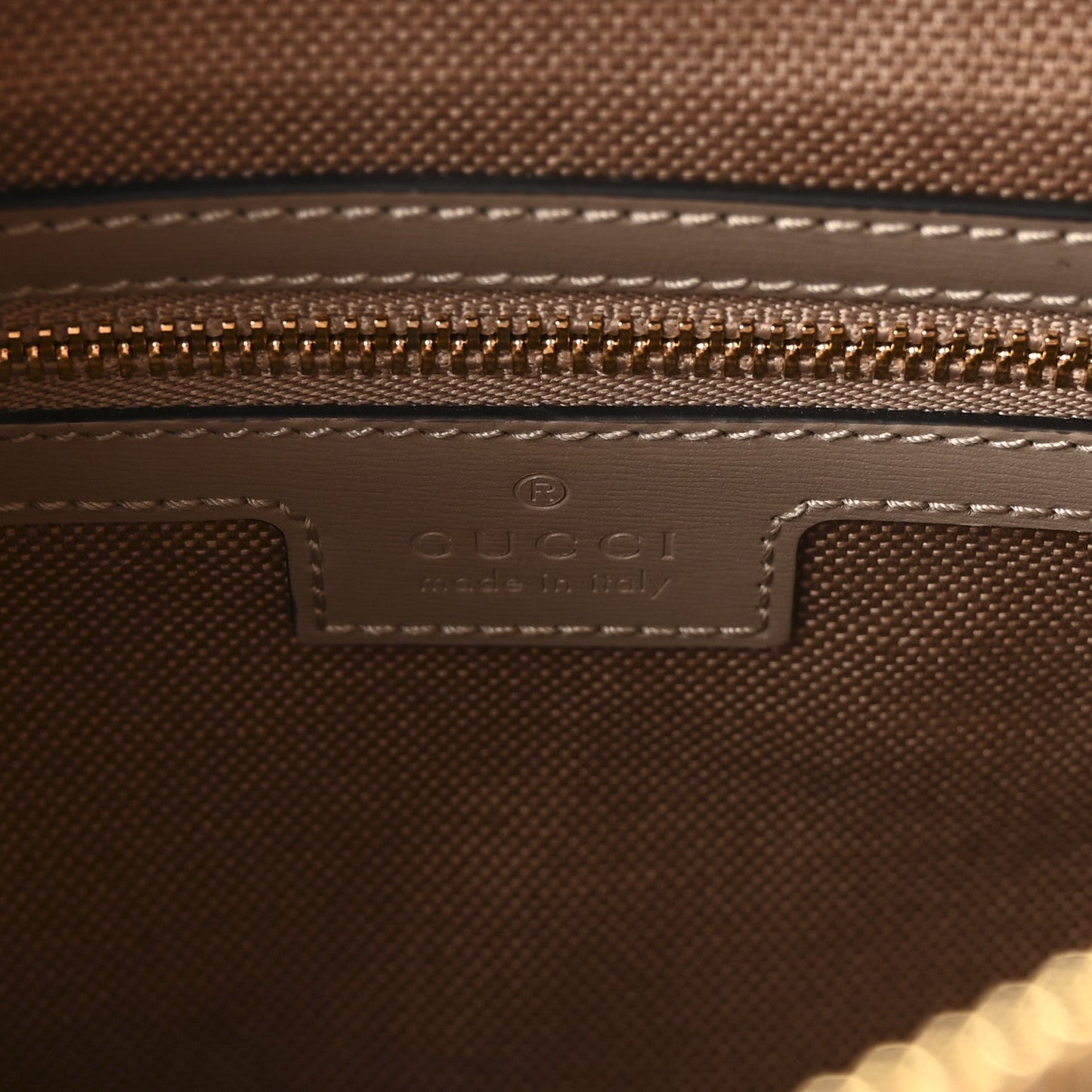 GG Shadow Monogram Super Mini Ophidia Shoulder Bag Taupe