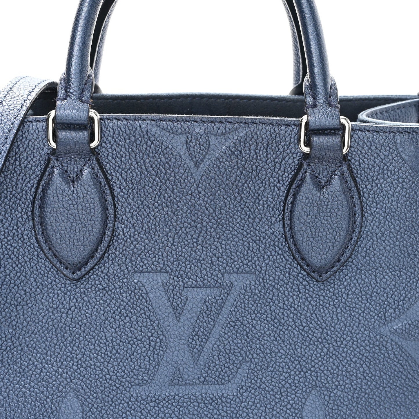 Metallic Empreinte Monogram Giant Onthego PM Navy Nacre