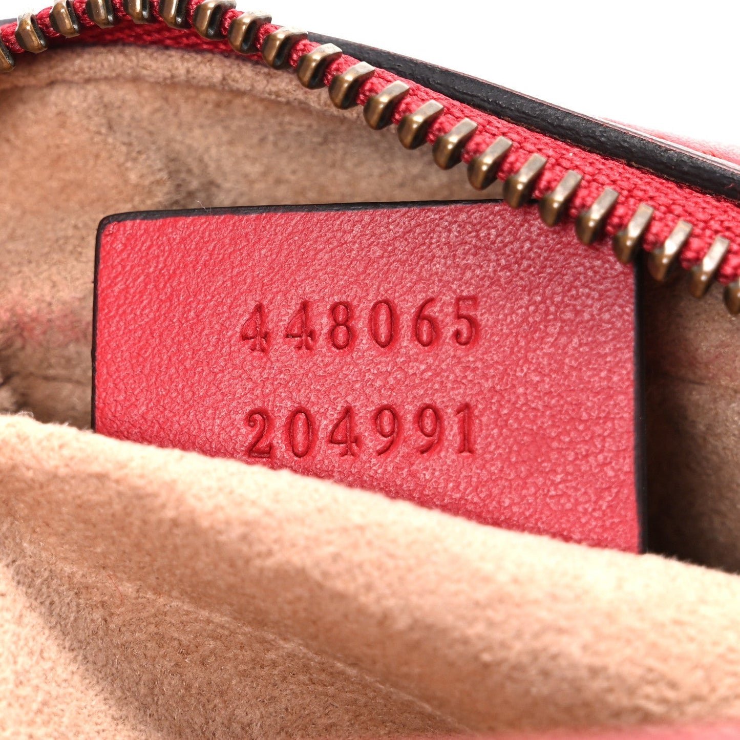 Calfskin Matelasse Mini GG Marmont Chain Shoulder Bag Hibiscus Red