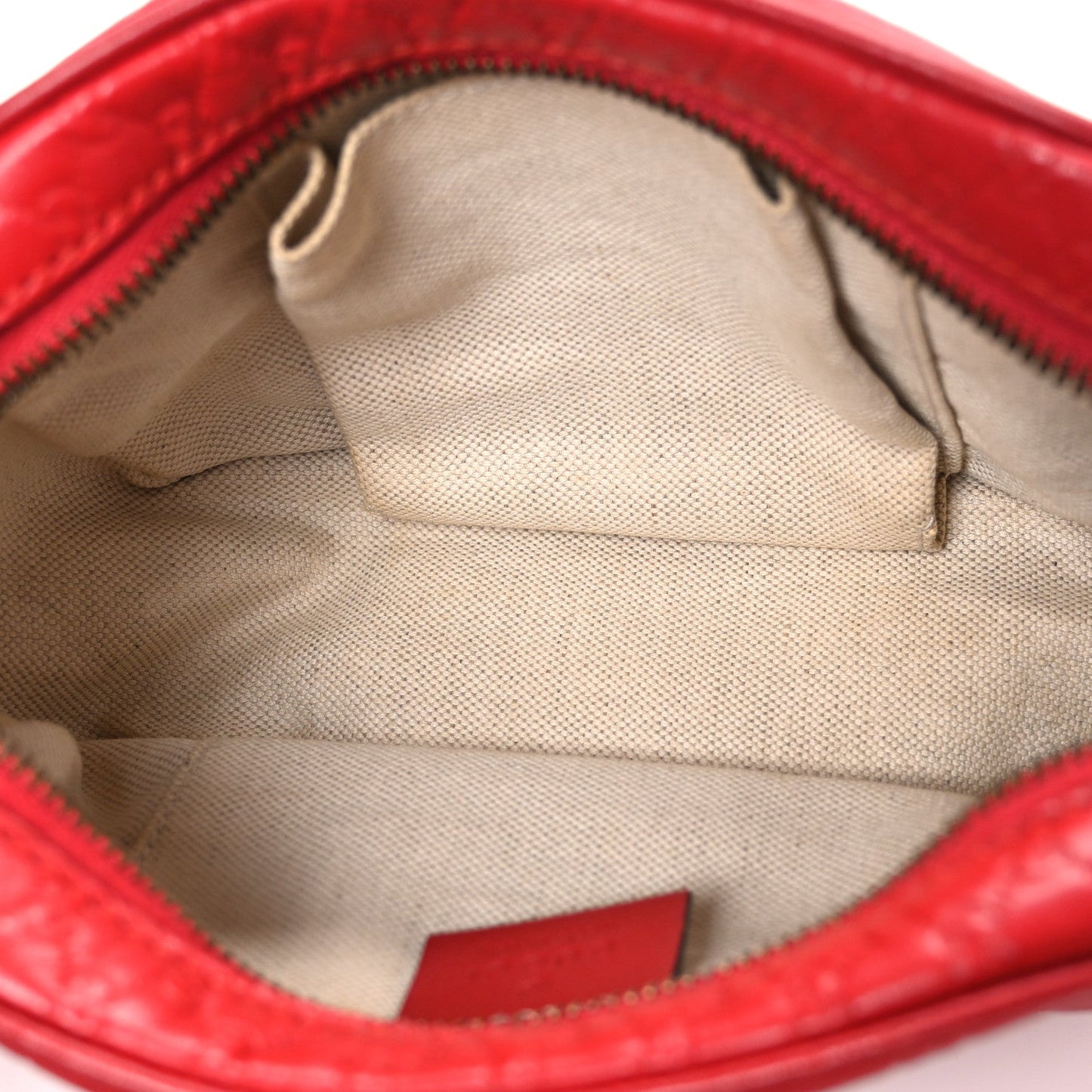 Microguccissima Sunshine Disco Crossbody Bag Red