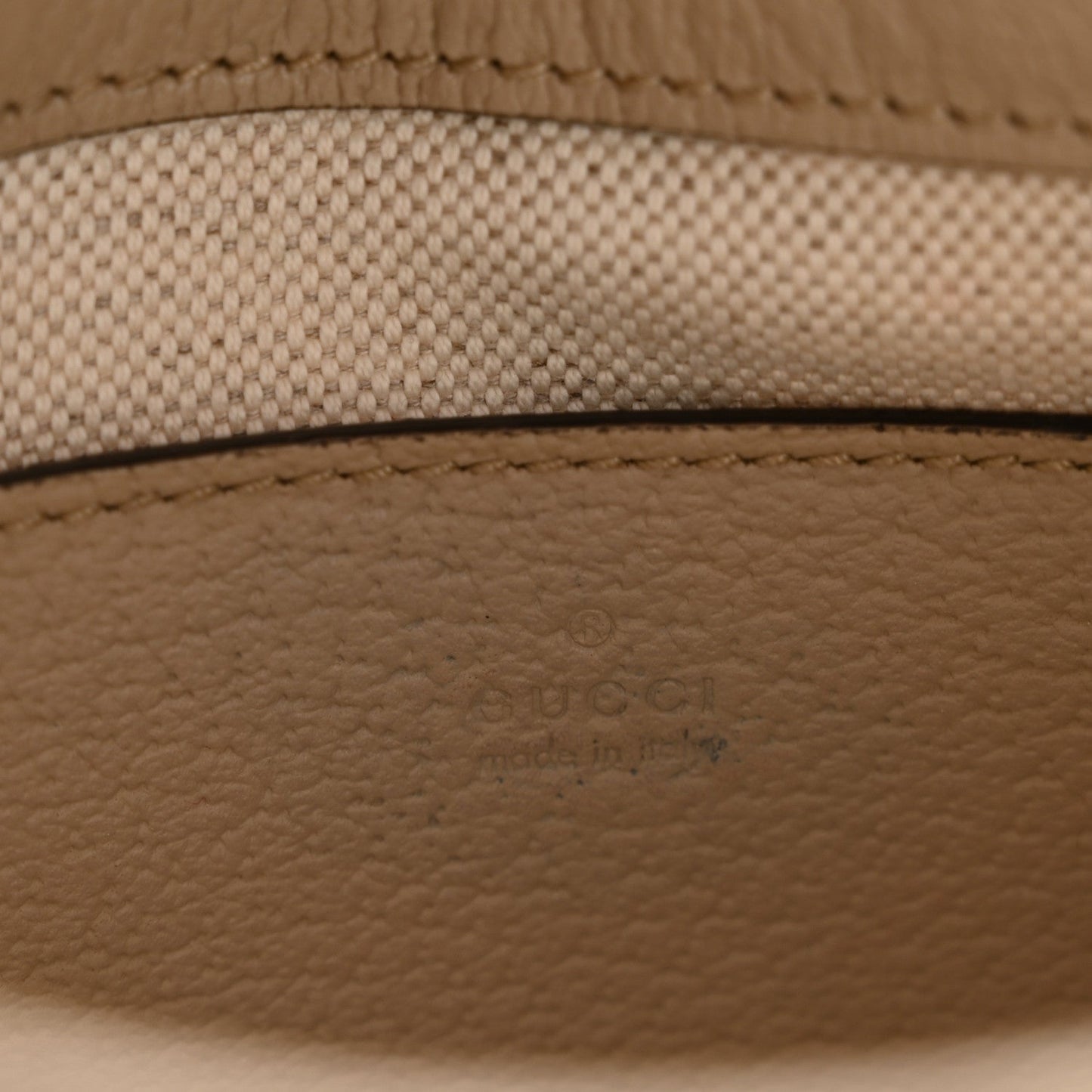 GG Supreme Monogram Textured Dollar Calfskin Mini Jackie 1961 Hobo Beige Mystic White Oatmeal