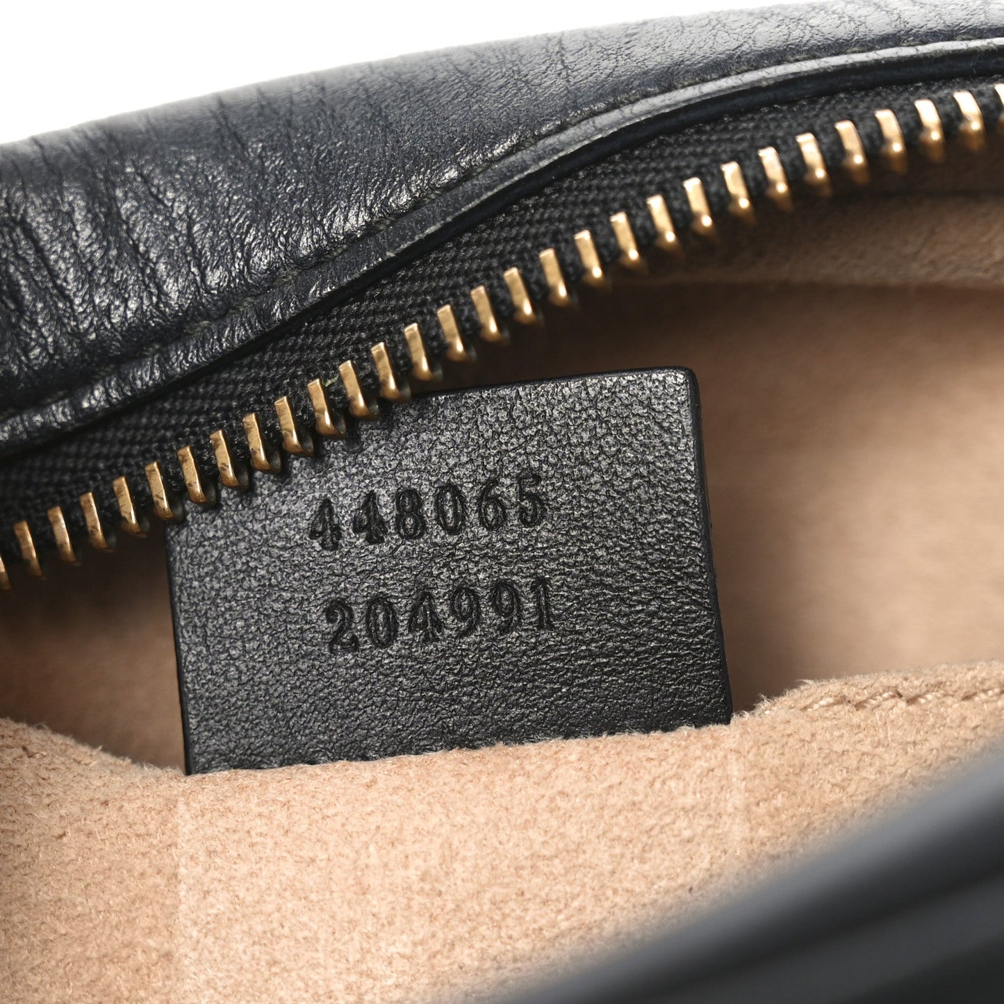 Calfskin Matelasse Mini GG Marmont Chain Shoulder Bag Black