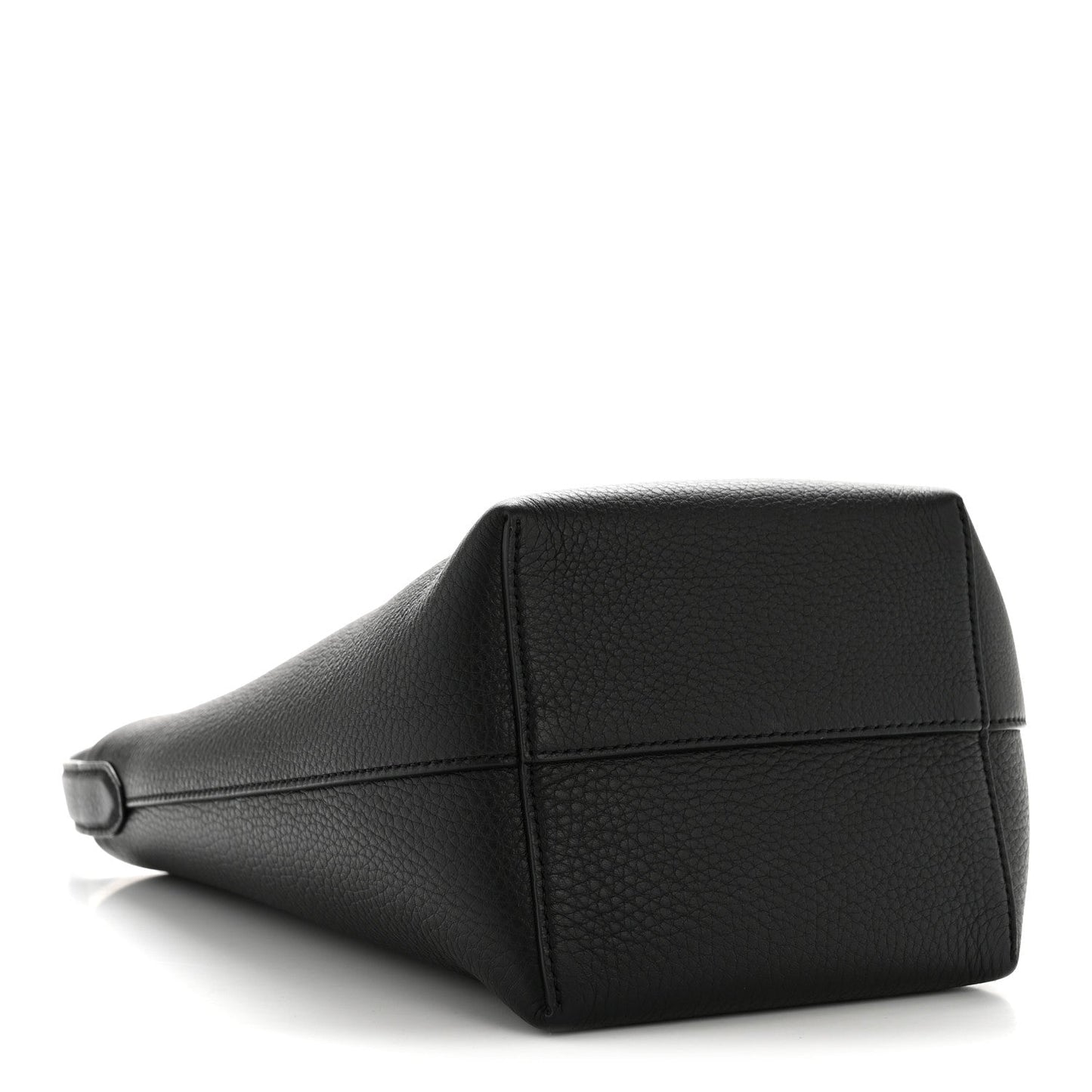 Grained Calfskin Small N/S Park Tote Black