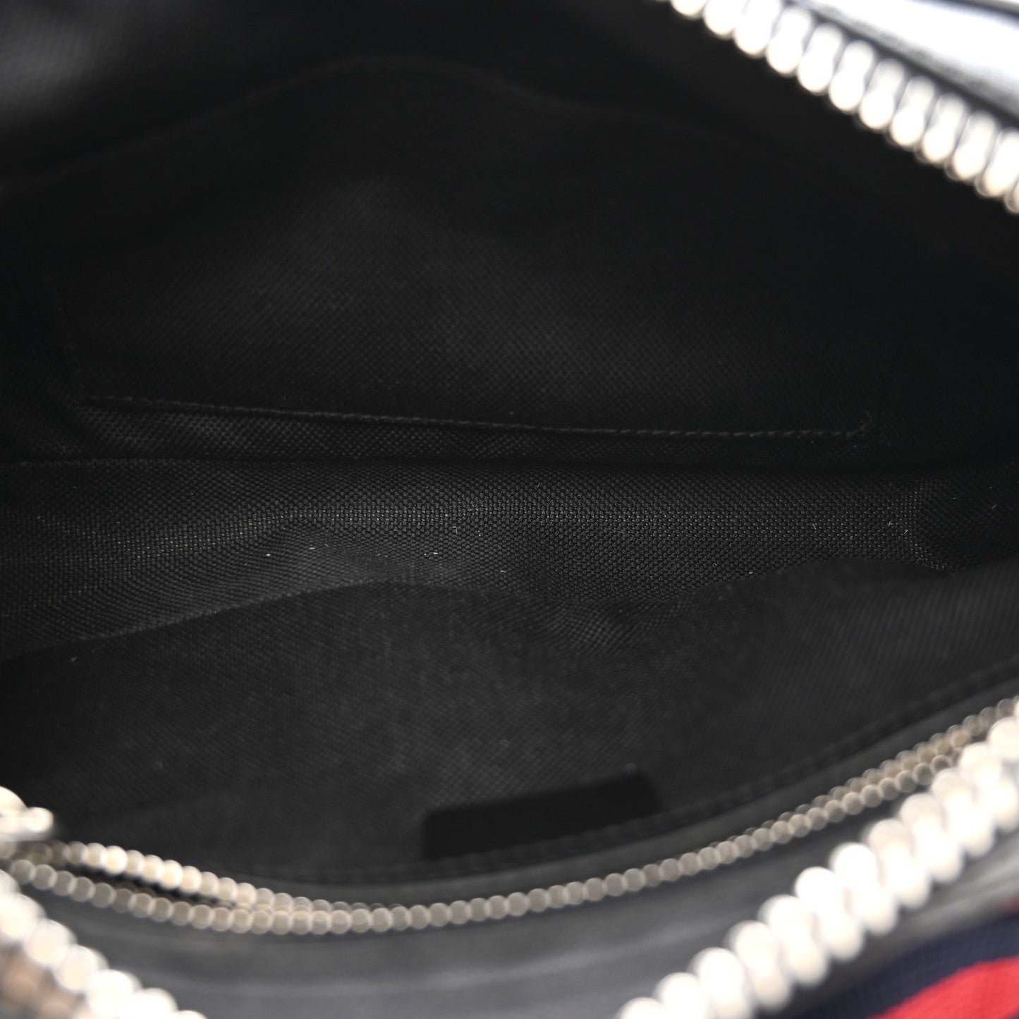 Soft GG Supreme Monogram Web Belt Bag Black Grey