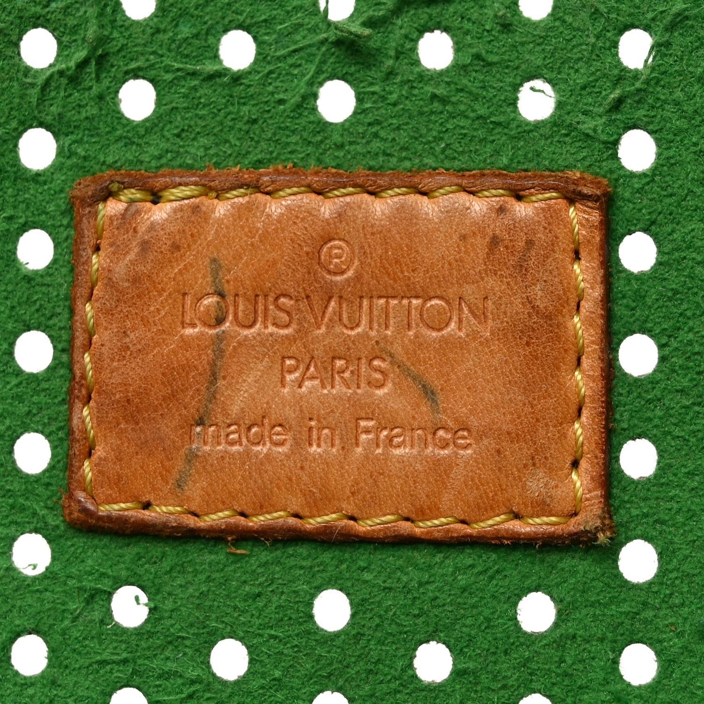 Monogram Perforated Speedy 30 Green