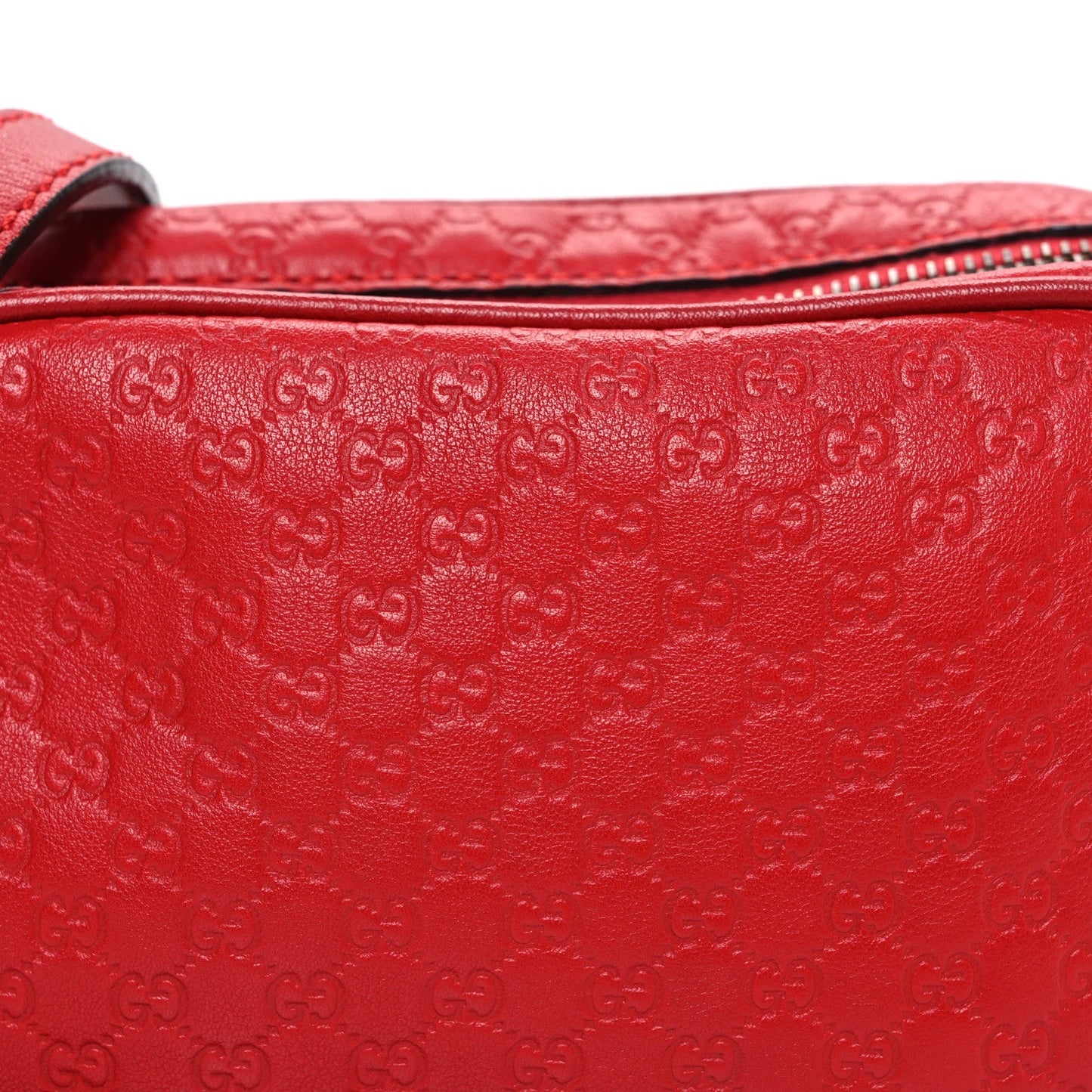 Microguccissima Sunshine Disco Crossbody Bag Red