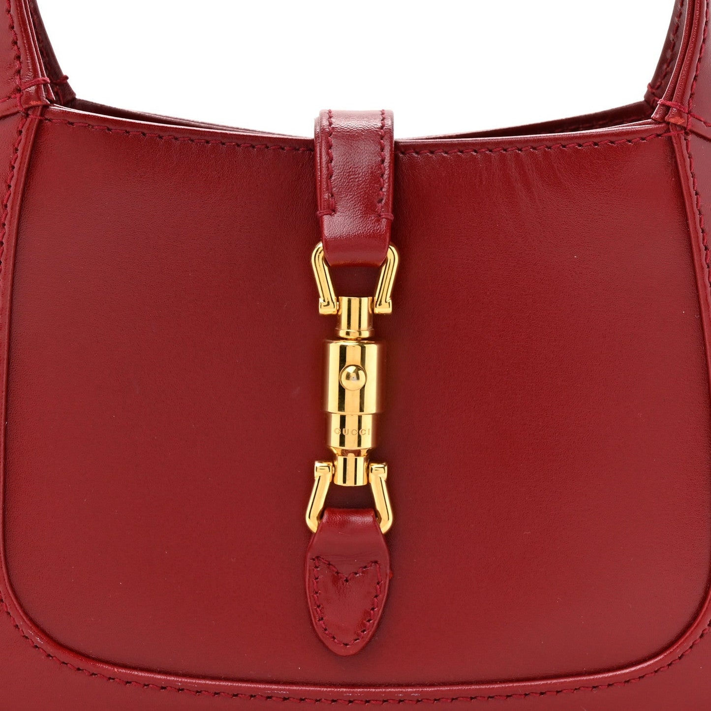 Boarded Dyana Lux Calfskin Mini Jackie 1961 Hobo New Cherry Red