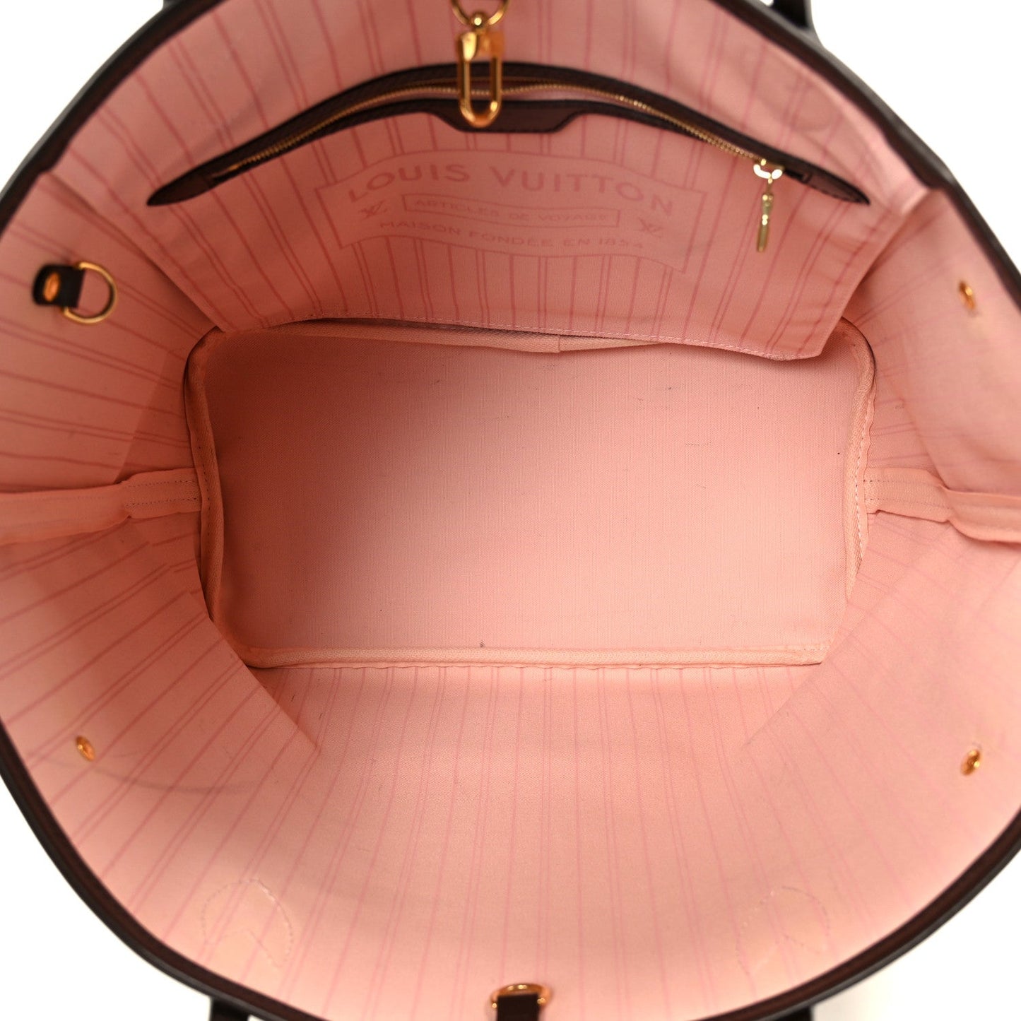 Damier Ebene Neo Neverfull MM Rose Ballerine