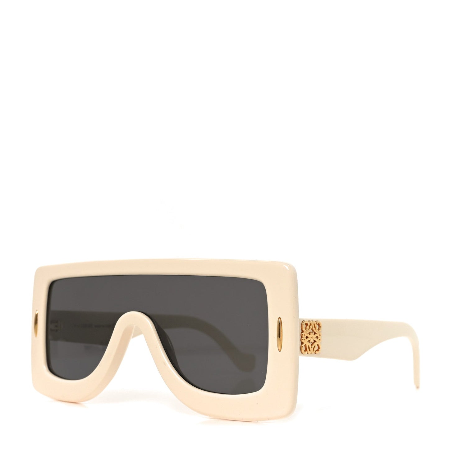 Acetate Anagram Shield Sunglasses LW40104I Beige