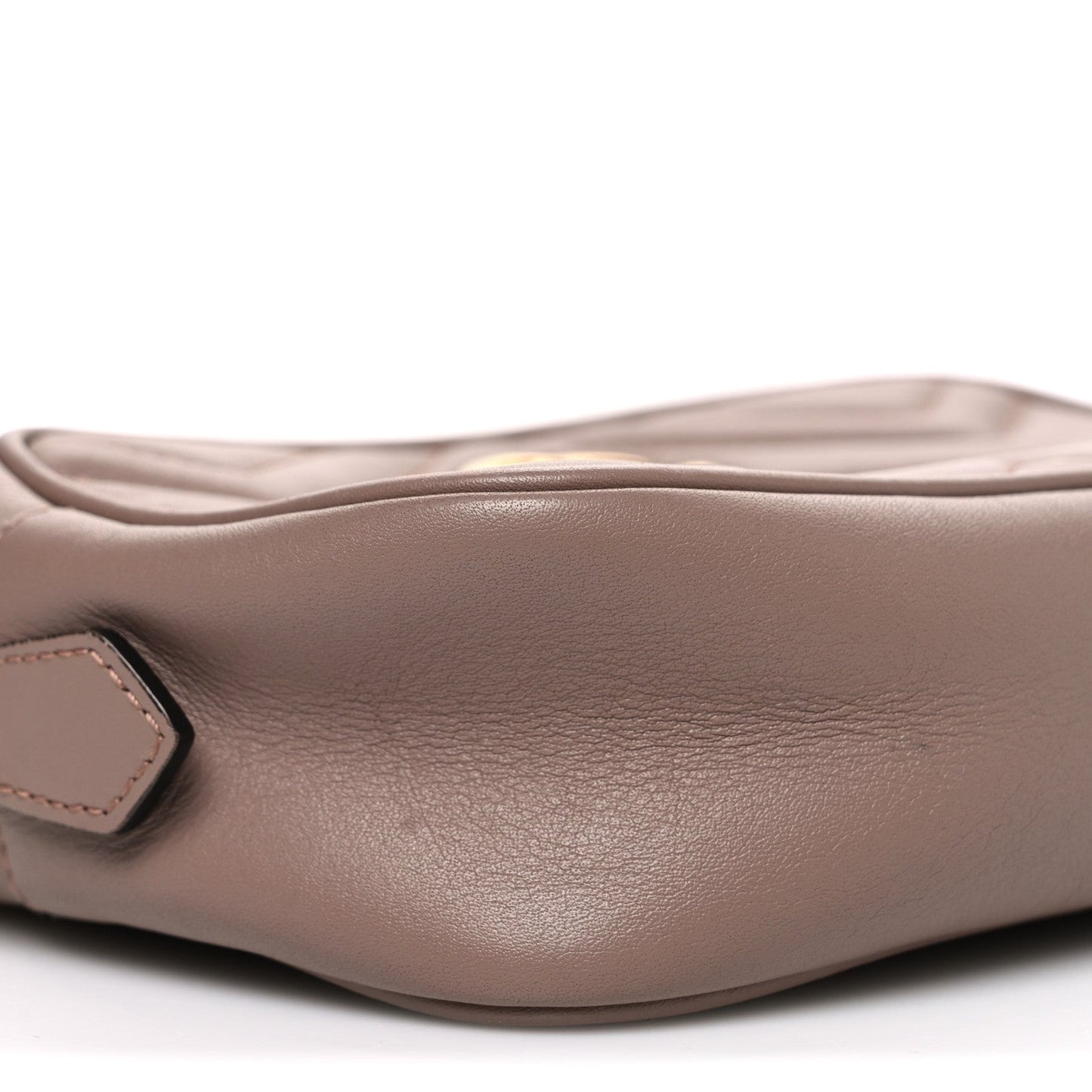 Calfskin Matelasse Mini GG Marmont Chain Shoulder Bag Porcelain Rose