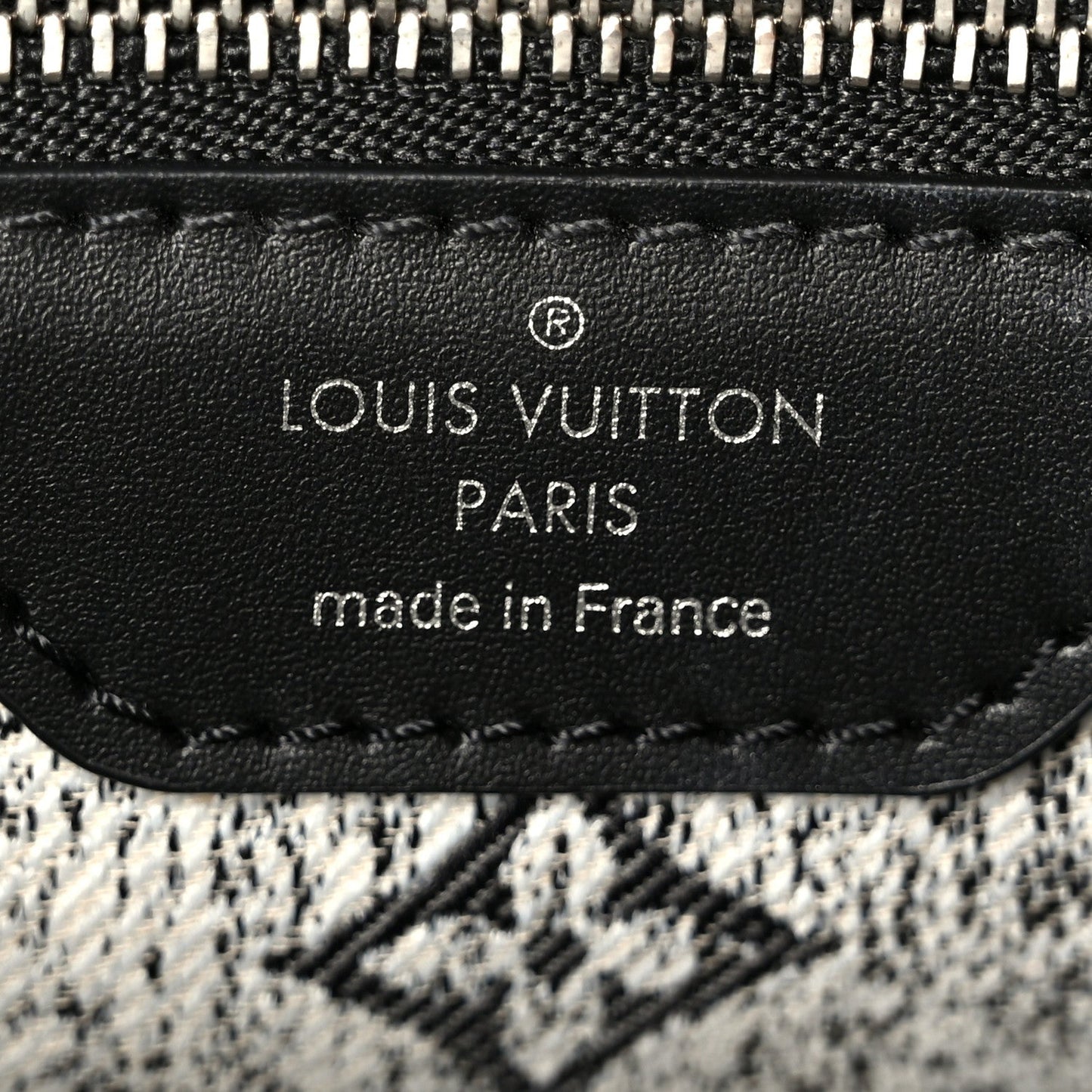Denim Monogram Jacquard Speedy Bandouliere 25 Black