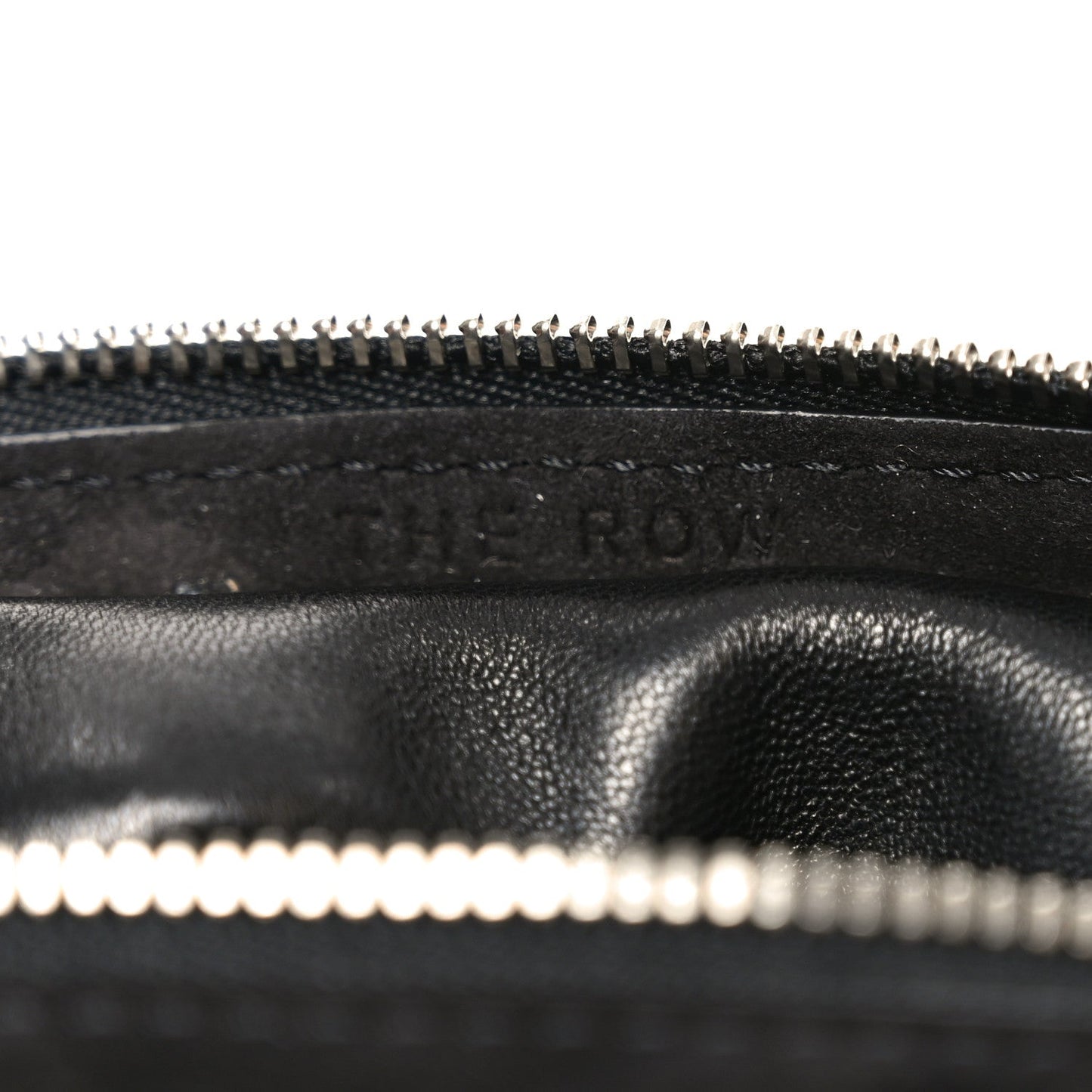 Suede Small Slouchy Banana Bag Black