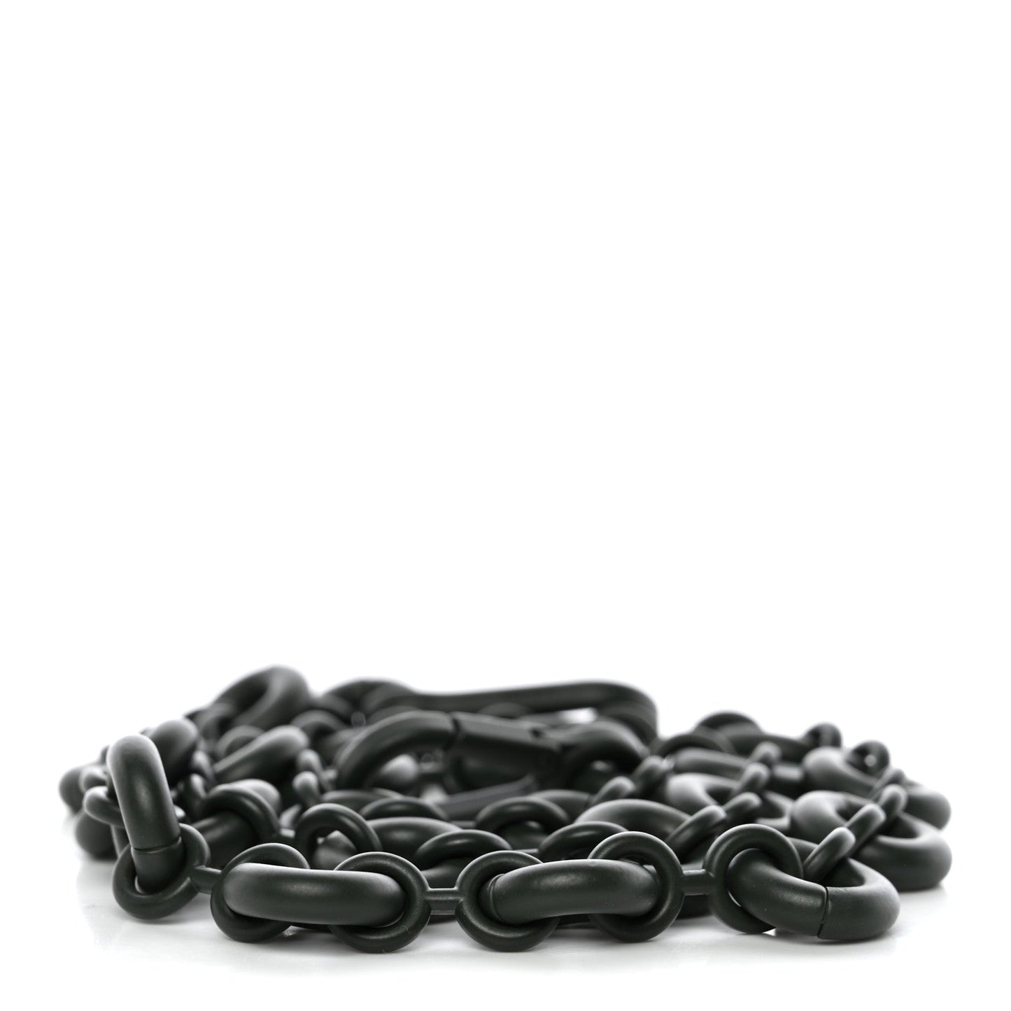 Brass Monochrome Donut Chain Shoulder Strap Olive Green