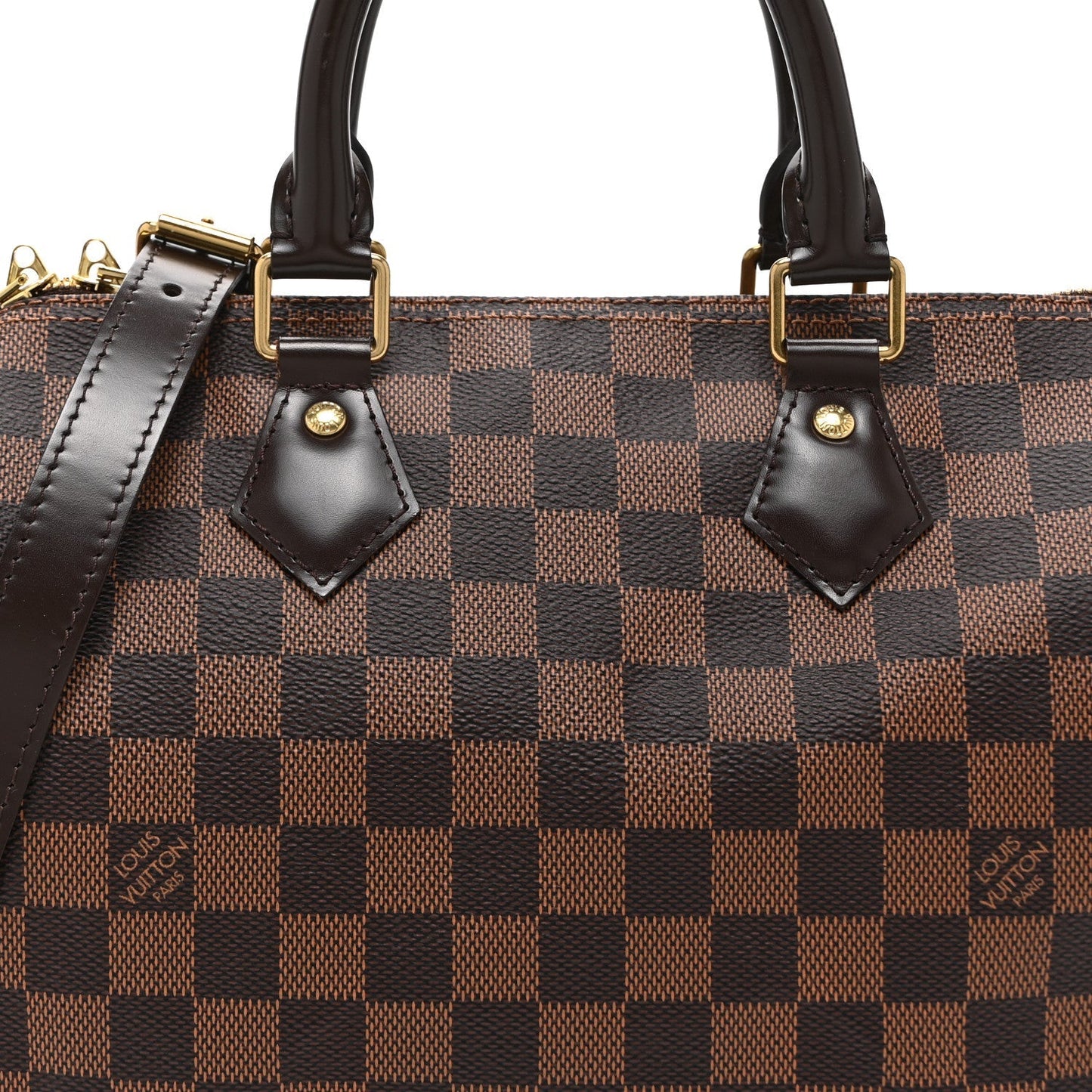 Damier Ebene Speedy Bandouliere 25