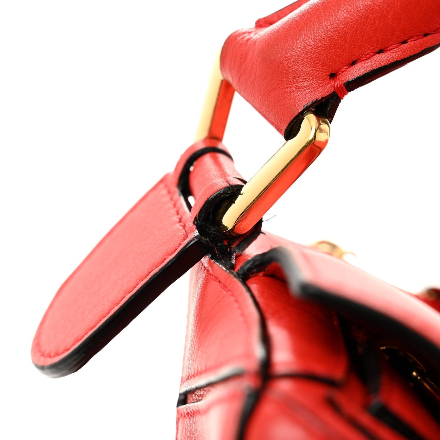 Calfskin Medium Puzzle Bag Scarlet