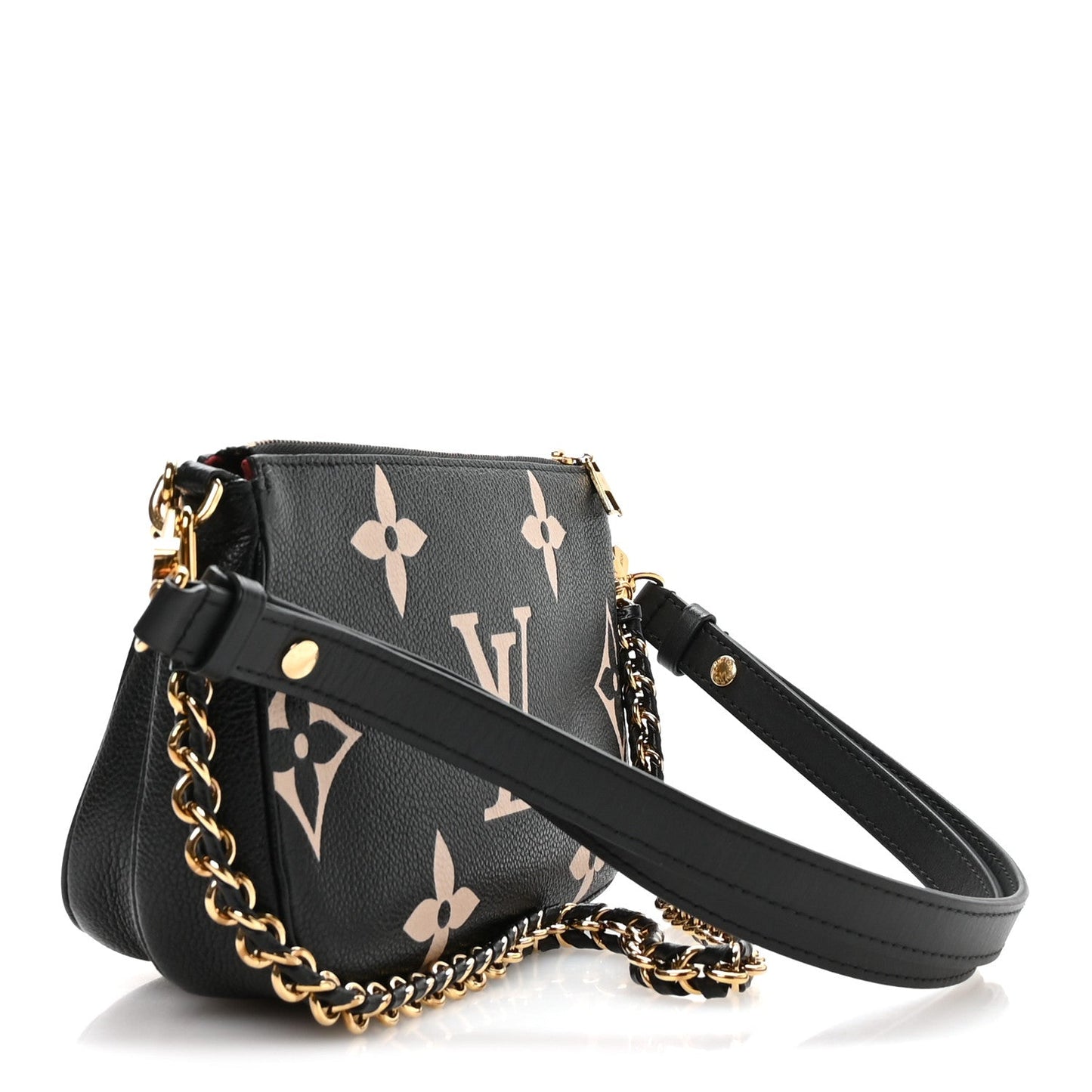 Empreinte Monogram Giant Multi Pochette Accessories Black Beige