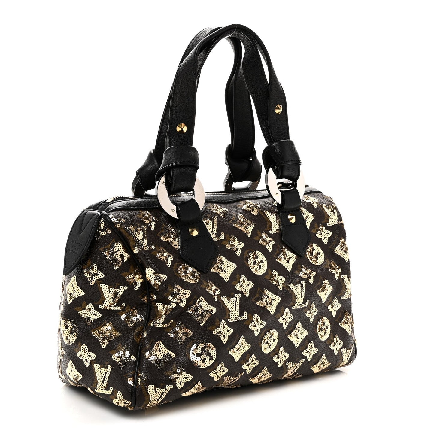 Monogram Sequins Eclipse Speedy 28 Gold