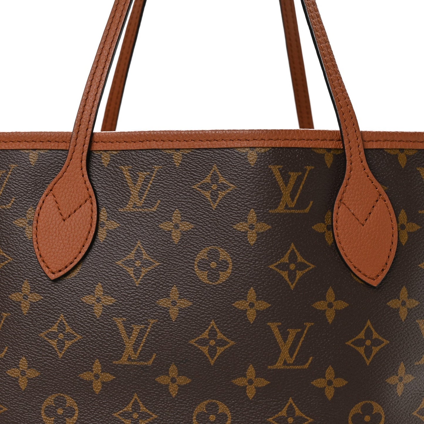 Monogram Calfskin Neo Neverfull Inside Out MM Tan