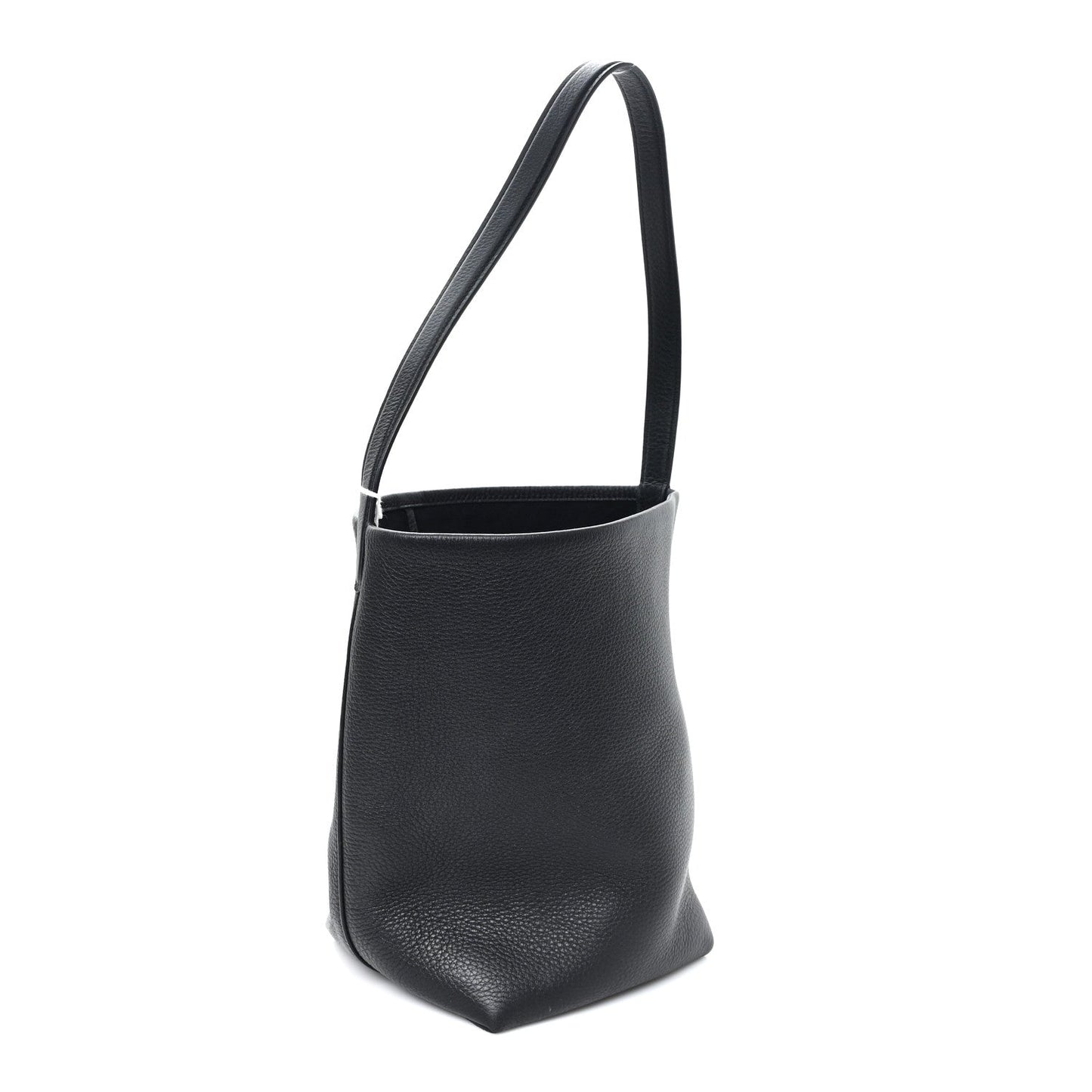 Grained Calfskin Medium N/S Park Tote Black