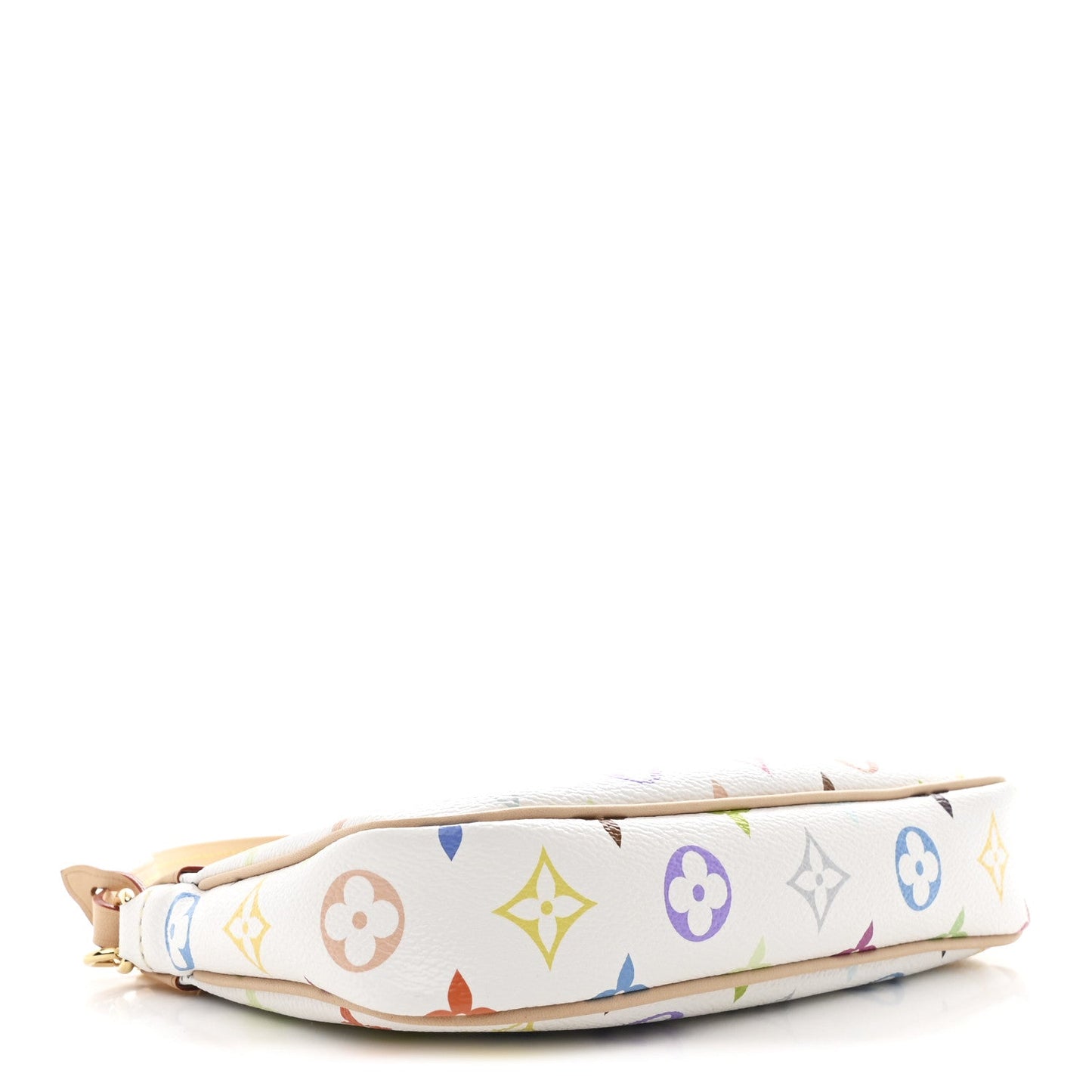 LV X TM Monogram Multicolor Pochette Accessories White