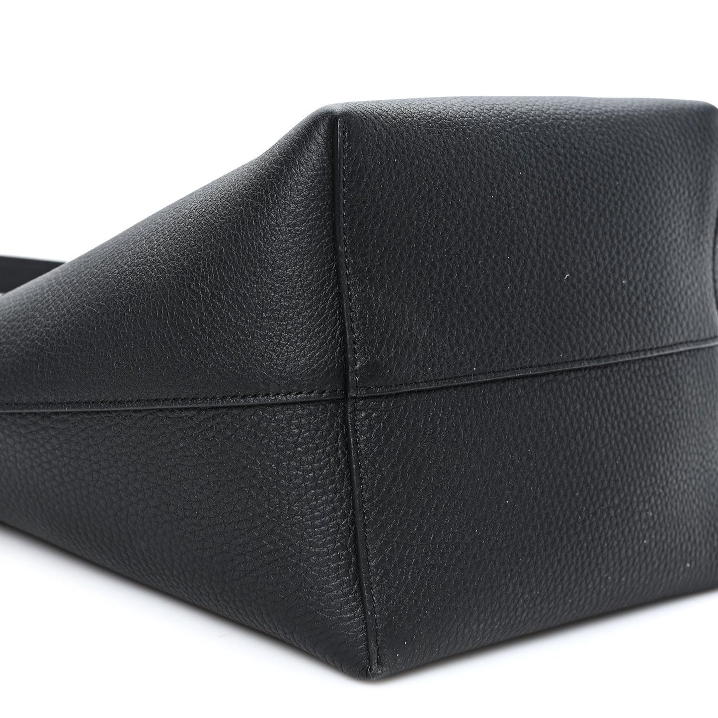 Grained Calfskin Medium N/S Park Tote Black