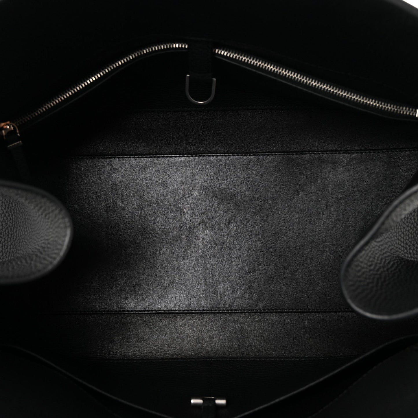 Matte Grained Calfskin EW Margaux Black